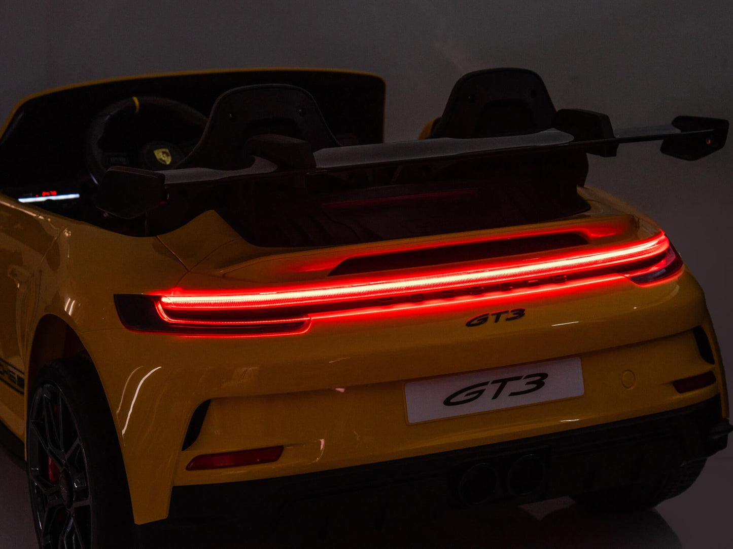 Porsche 911 GT3 24V Kids 2 (Two) Seater Ride On Car | Yellow