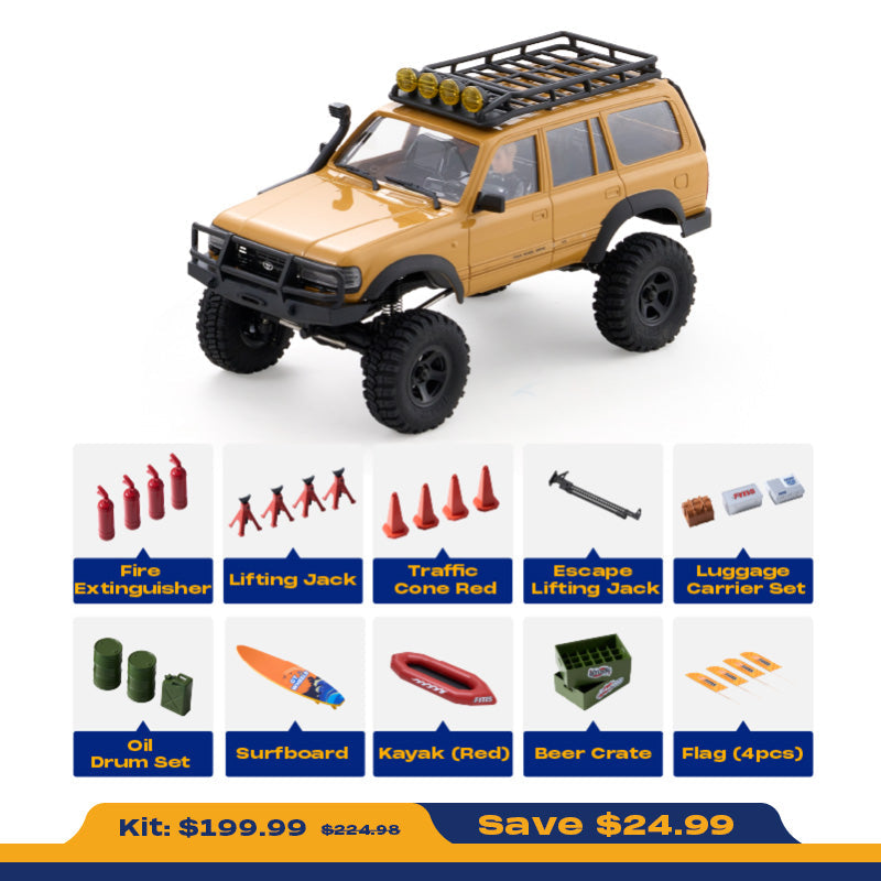 TCH 1:18 FCX18 LC80 Toyota Land Cruiser 80 V2 RTR