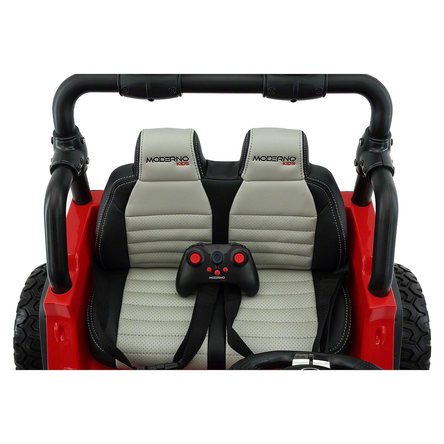 Trail Explorer 12V Kids Ride-On Car Truck with R/C Parental Remote | Cherry Red