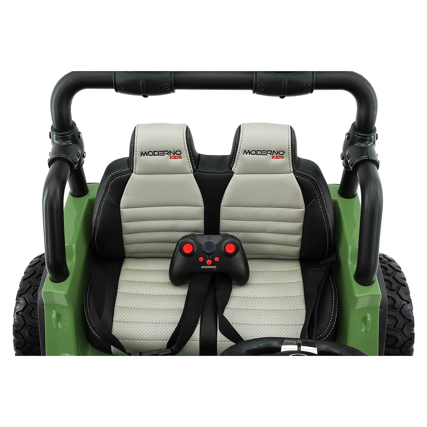 Trail Explorer 12V Kids Ride-On Car Truck with R/C Parental Remote | Olive Green