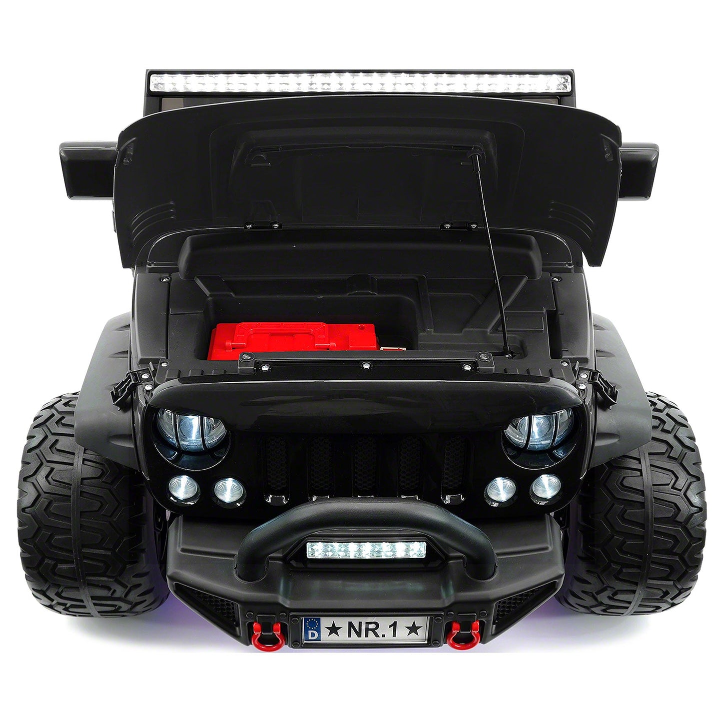 Trail Explorer 12V Kids Ride-On Car Truck with R/C Parental Remote | Olive Green