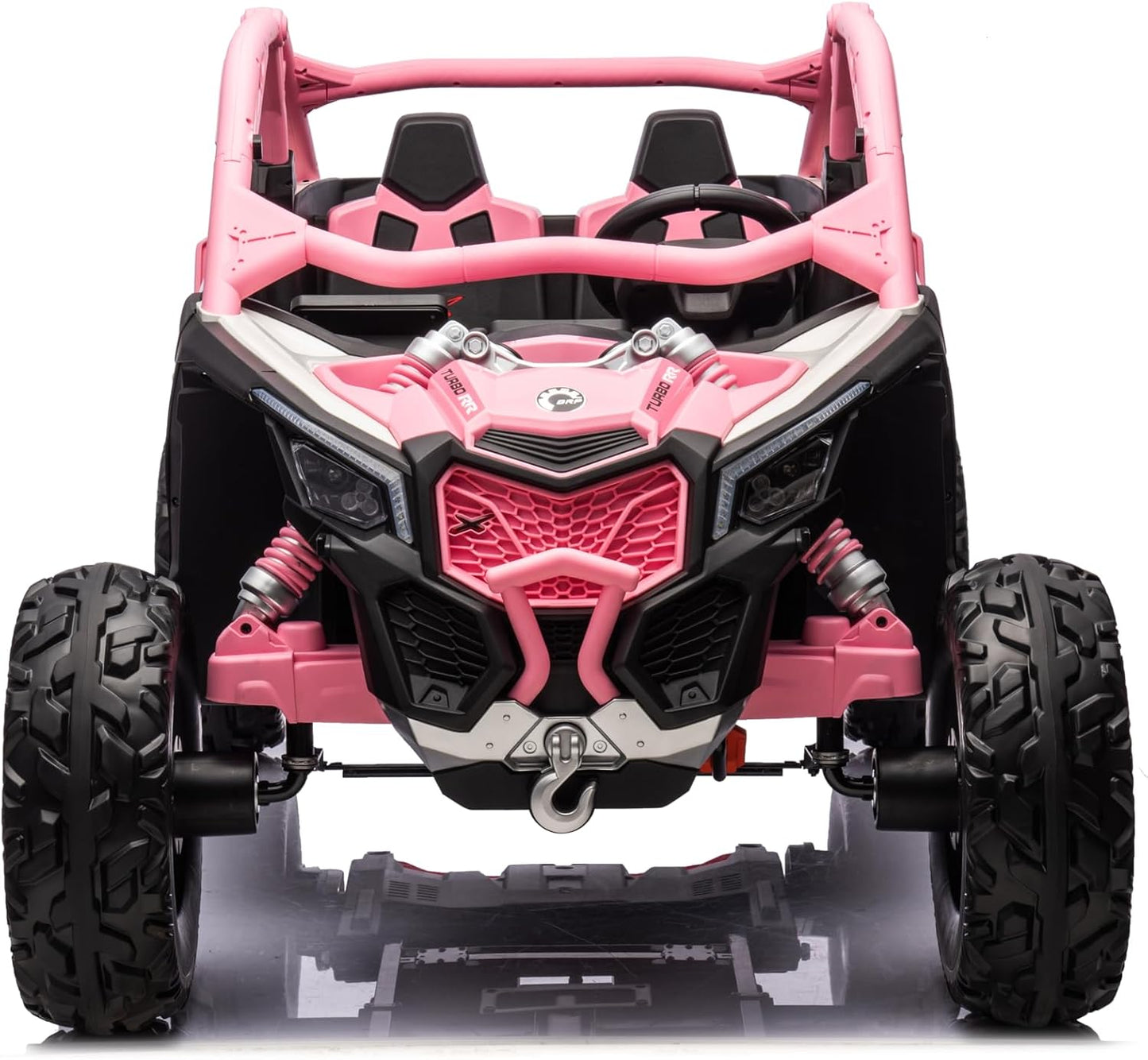 Can-Am Maverick XL Custom Edition 24V Kids Ride-On UTV Buggy Car | Rose Pink
