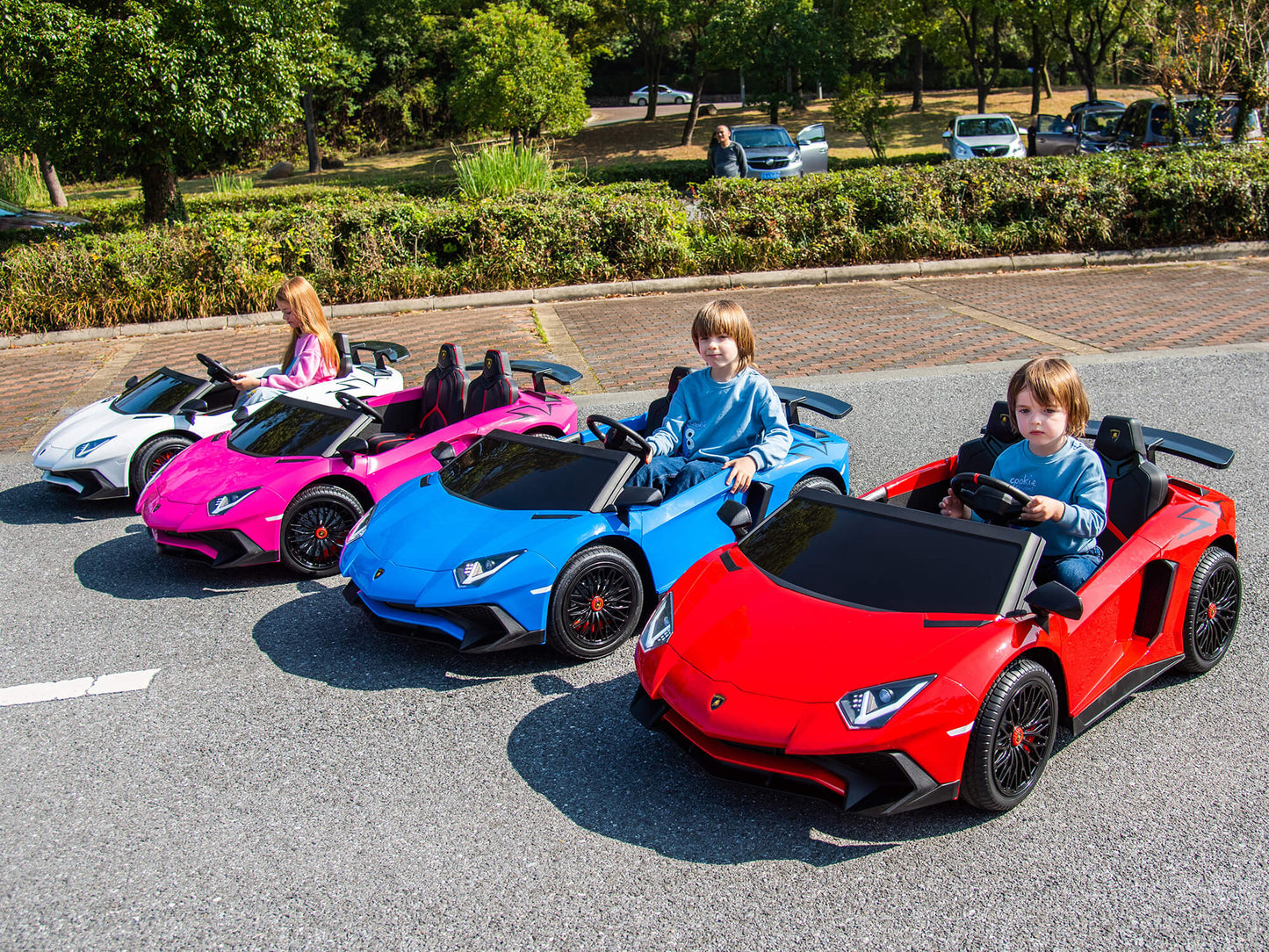 Lamborghini Aventador XXL 24V Big Kids Ride-On Car | Pink