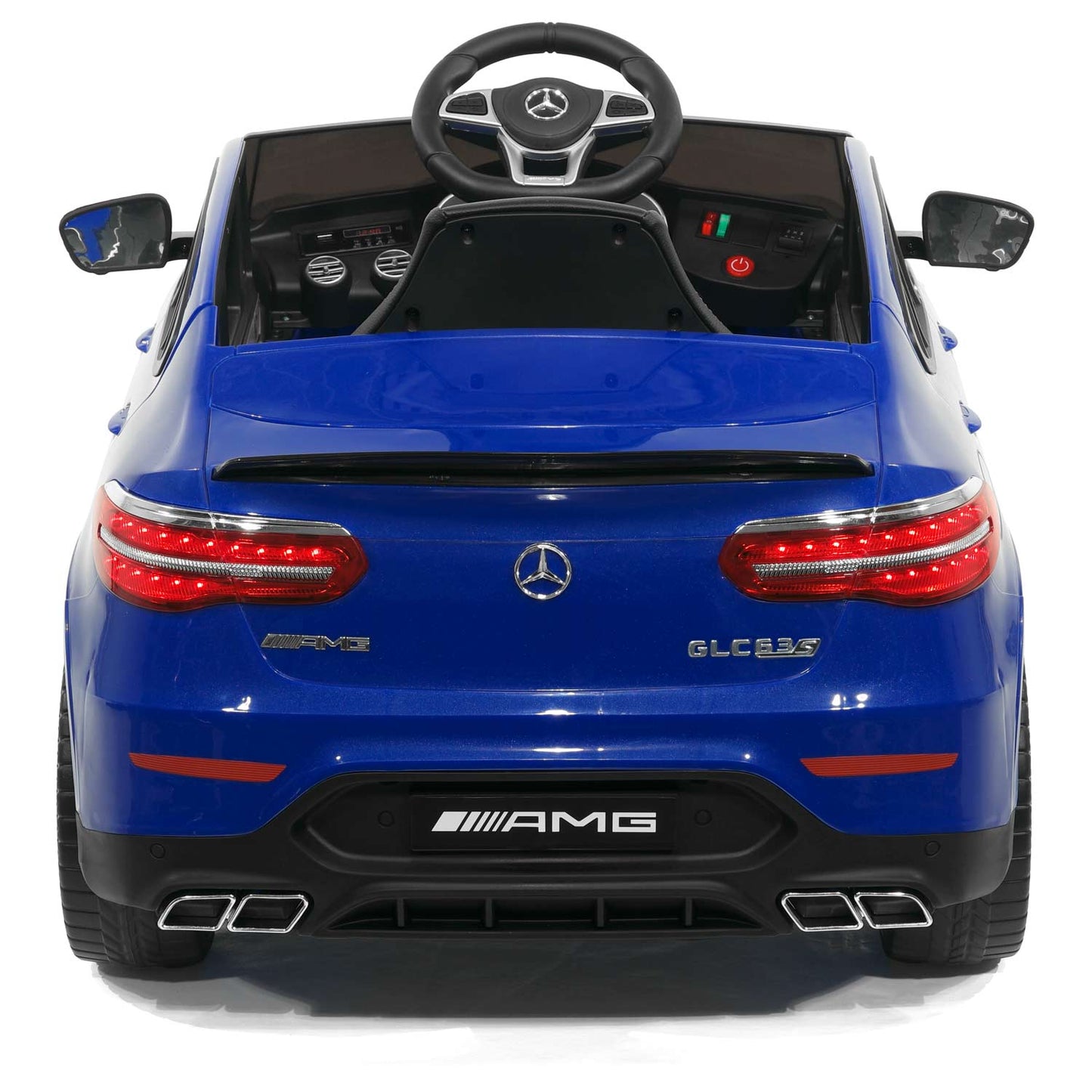 Mercedes AMG GLC 63S 12V 4WD Kids Ride-On Car with R/C Parental Remote | Blue