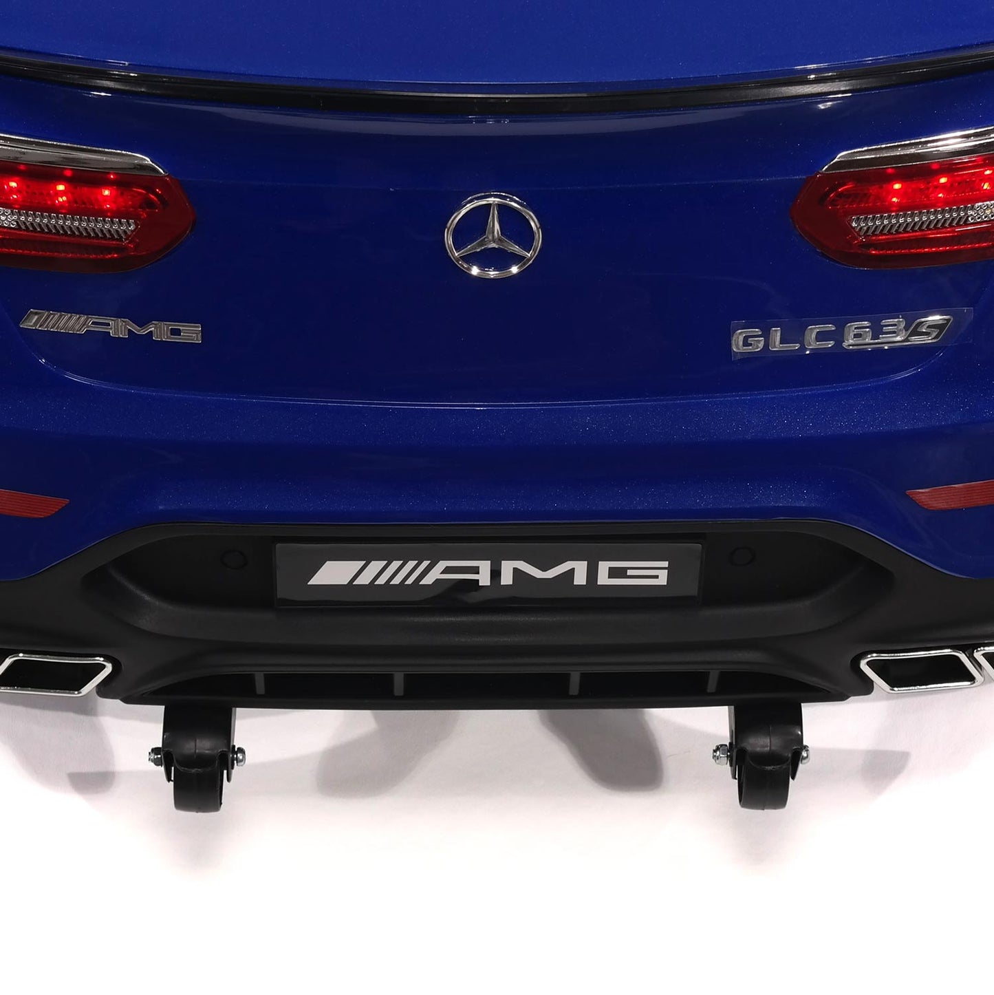 Mercedes AMG GLC 63S 12V 4WD Kids Ride-On Car with R/C Parental Remote | Blue