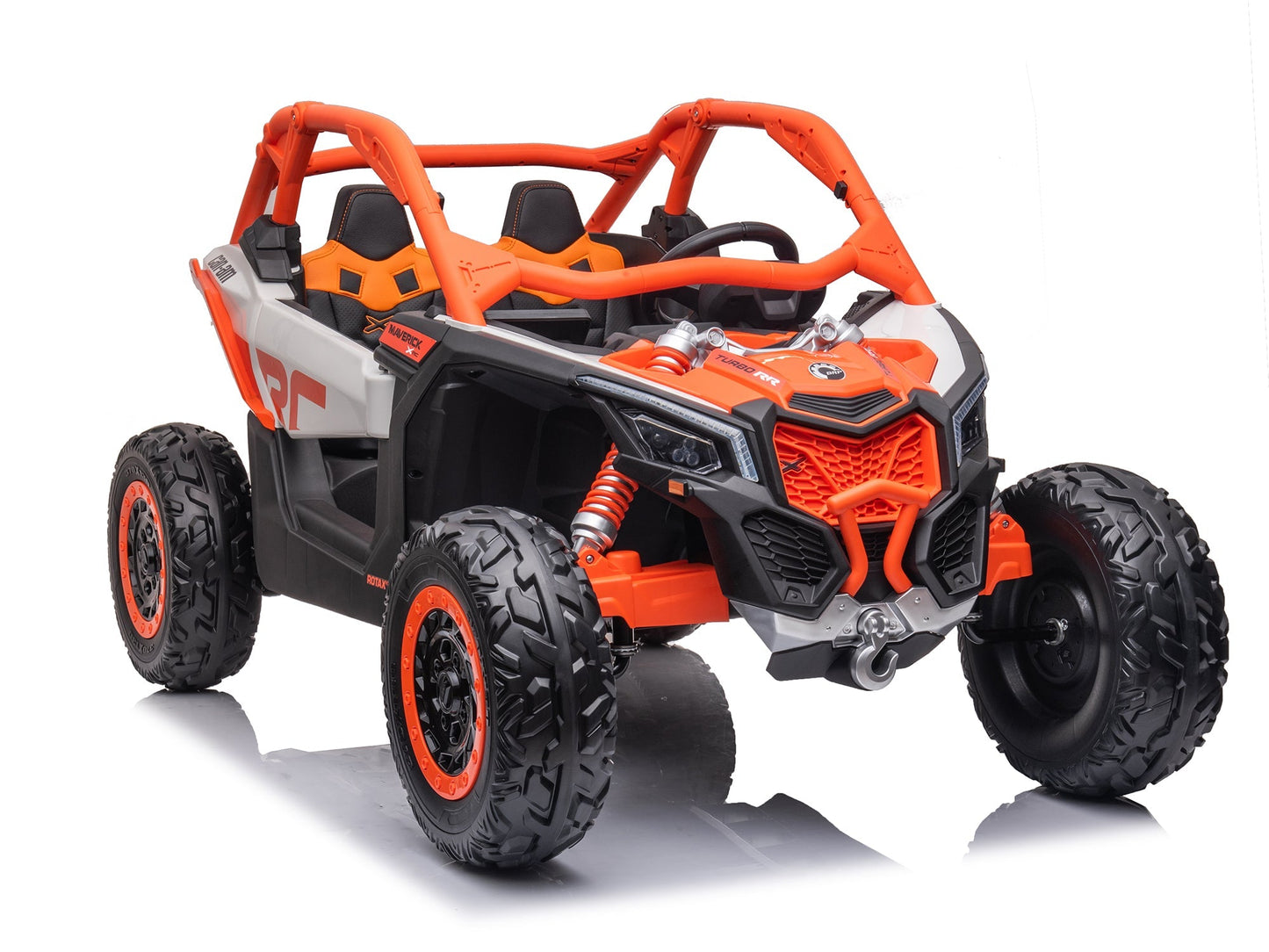 Can-Am Maverick XL Custom Edition 24V Kids Ride-On UTV Buggy Car | Orange
