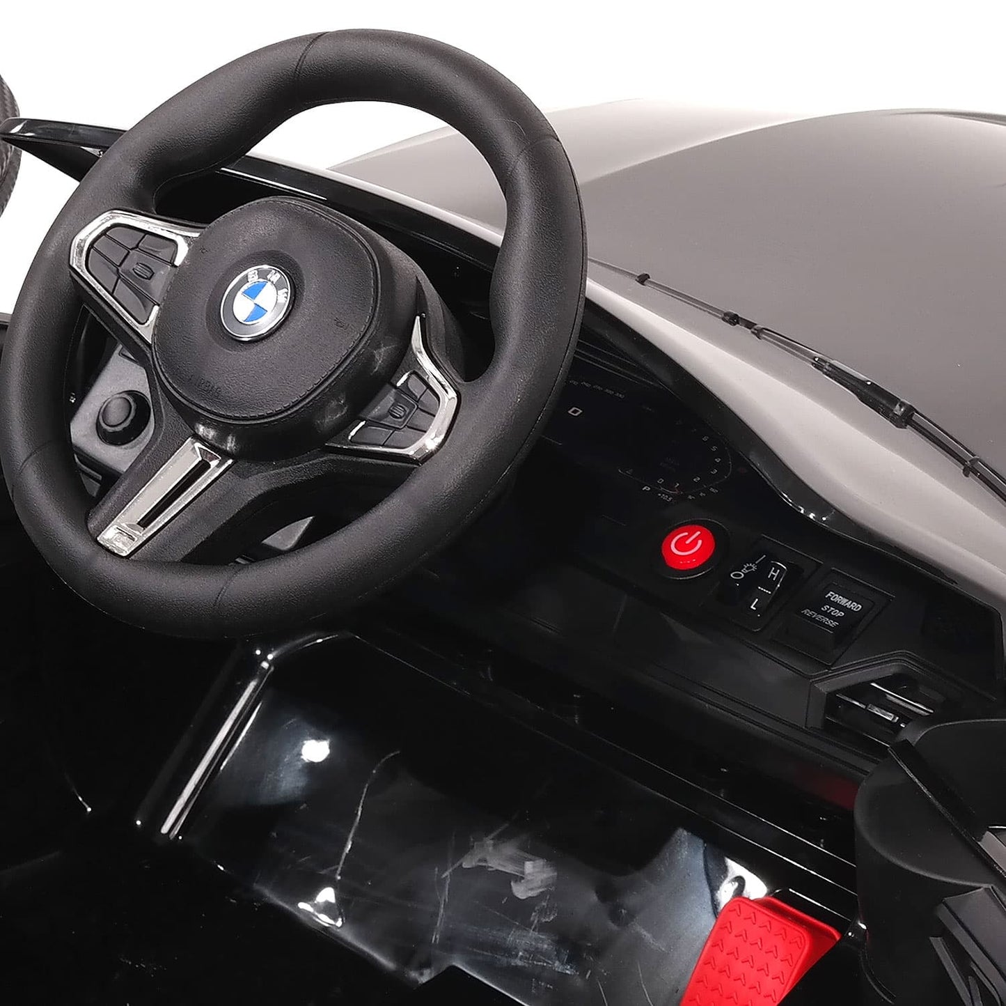 BMW M4 12V Kids Ride-On Car with R/C Parental Remote | White