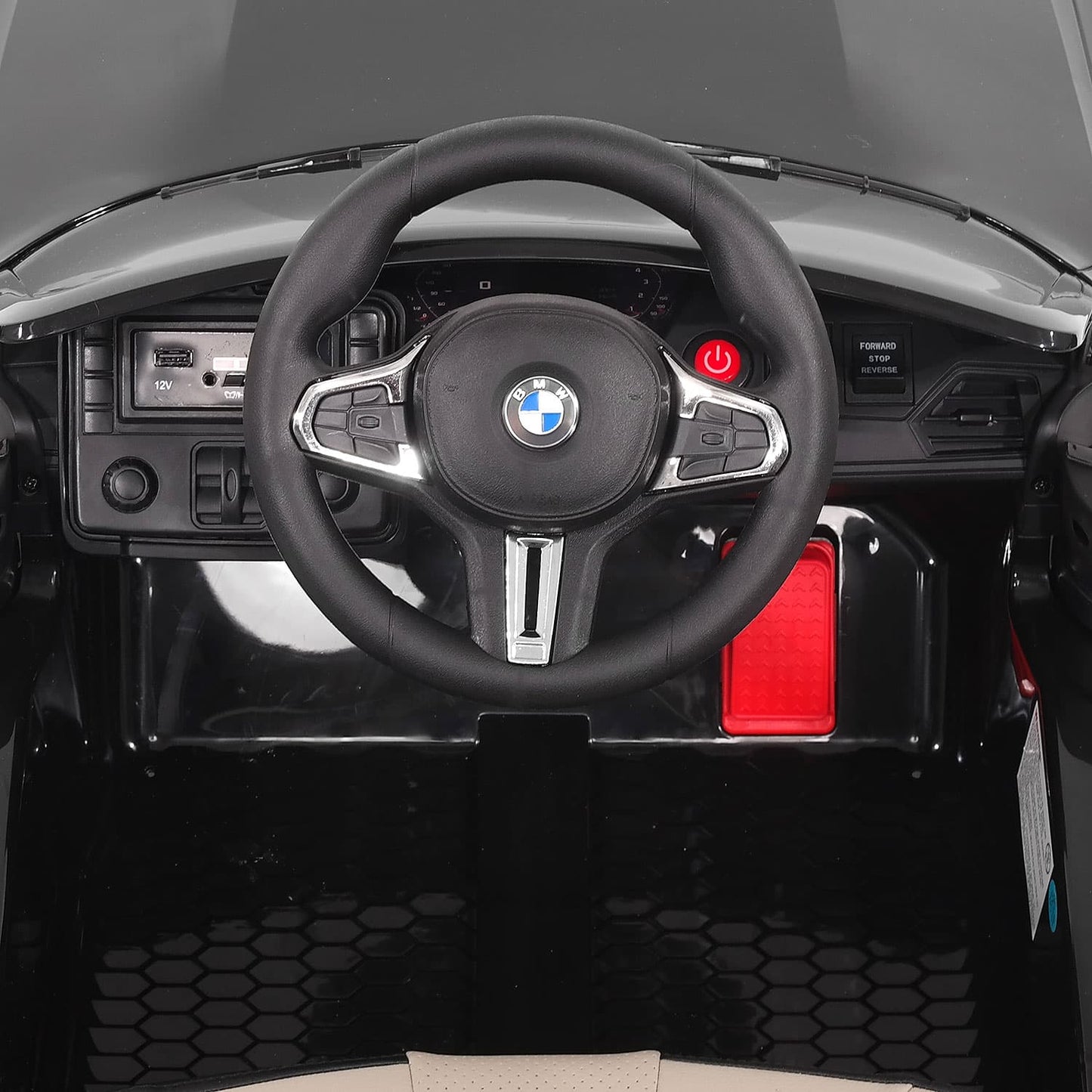 BMW M4 12V Kids Ride-On Car with R/C Parental Remote | Red