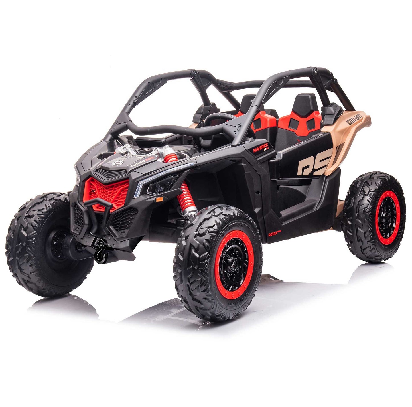 Can-Am Maverick XL Custom Edition 24V Kids Ride-On UTV Buggy Car | Desert Tan