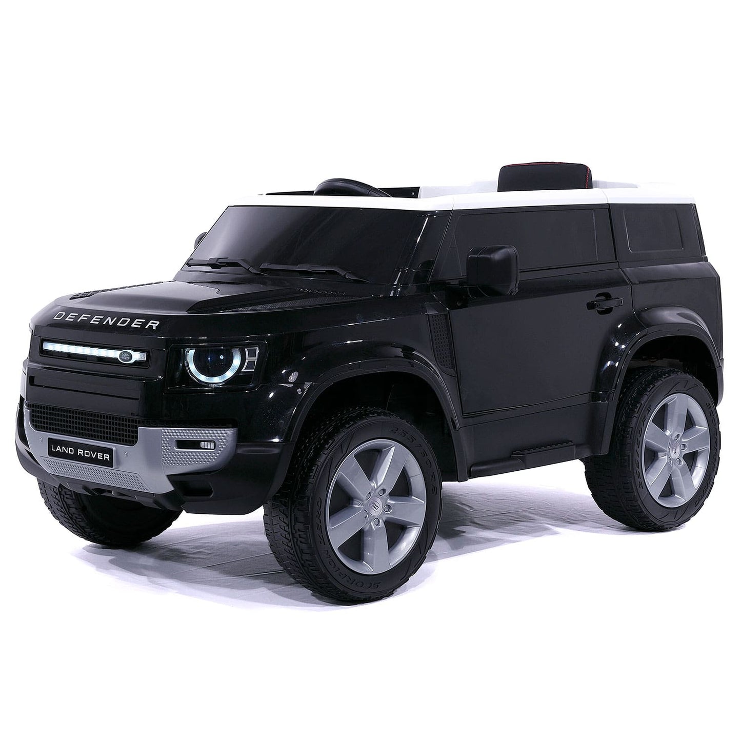 Land Rover Defender 12V Kids Ride-On Car with R/C Parental Remote | Black