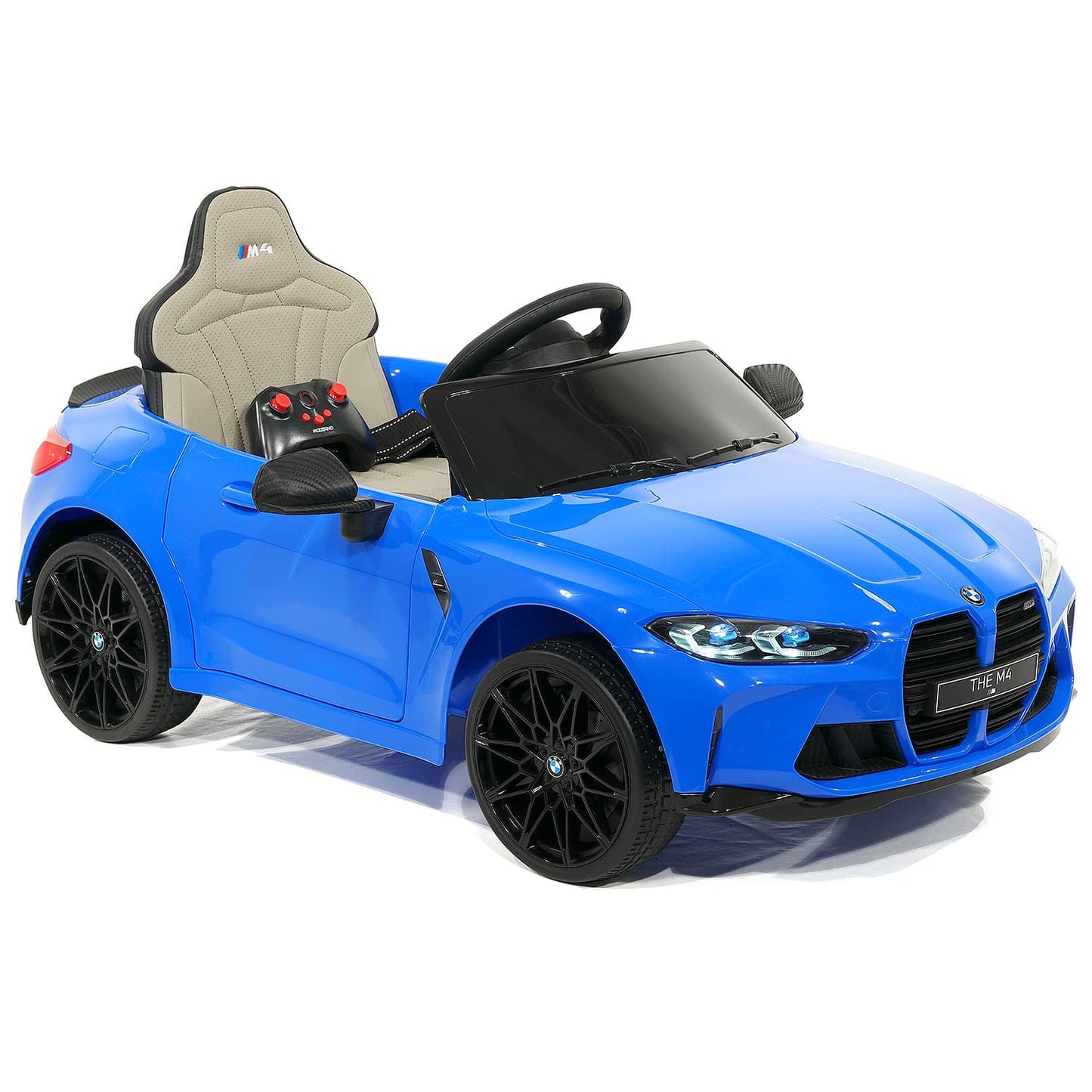 BMW M4 12V Kids Ride-On Car with R/C Parental Remote | Blue