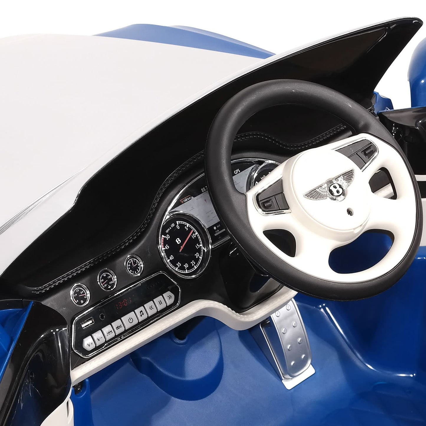 Bentley Mulsanne 12V Kids Ride on Car with Parental Remote Control | Blue