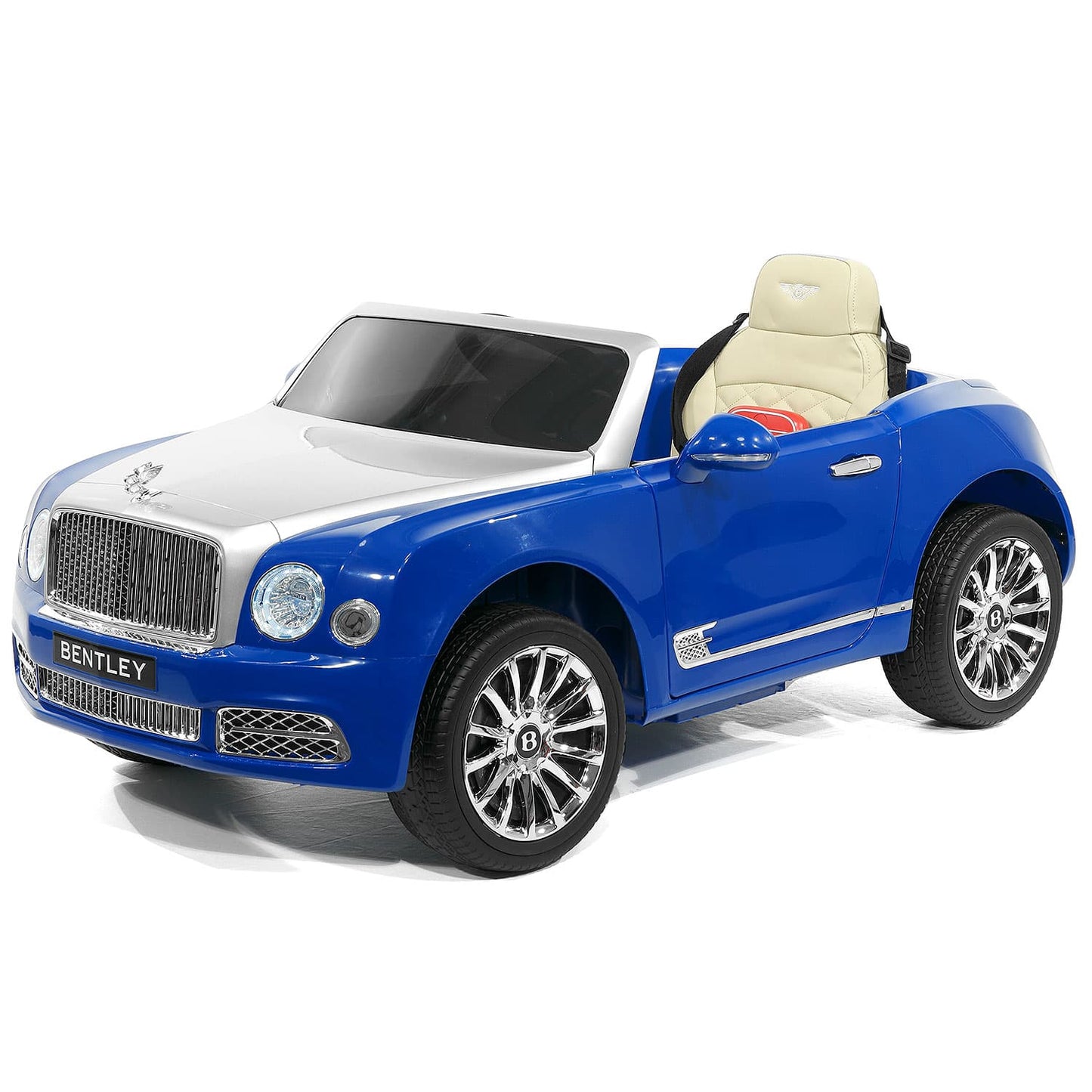 Bentley Mulsanne 12V Kids Ride on Car with Parental Remote Control | Blue