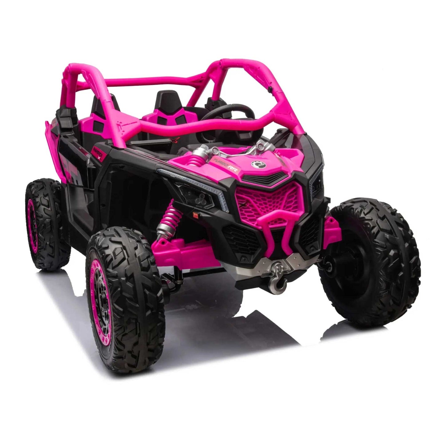 Can-Am Maverick XL Custom Edition 24V Kids Ride-On UTV Buggy Car | Deep Pink