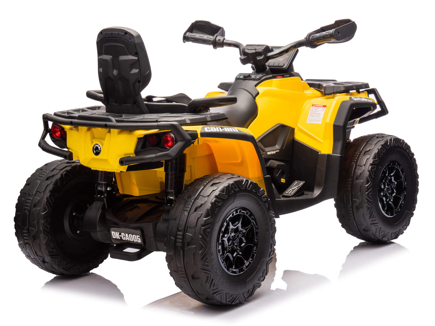 Can-Am Outlander 24V 4WD Kids Ride-On ATV Quad | Yellow
