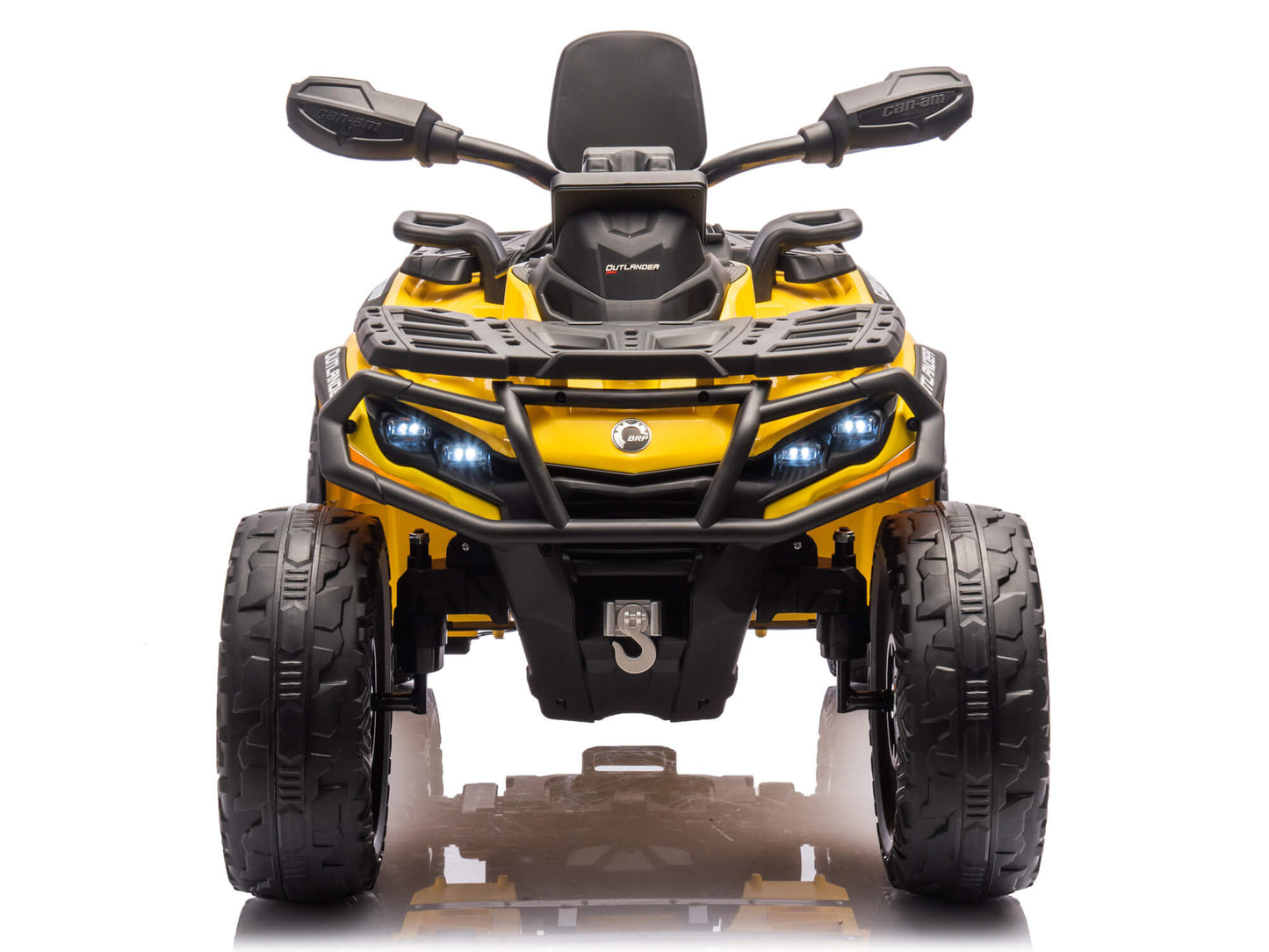 Can-Am Outlander 24V 4WD Kids Ride-On ATV Quad | Yellow