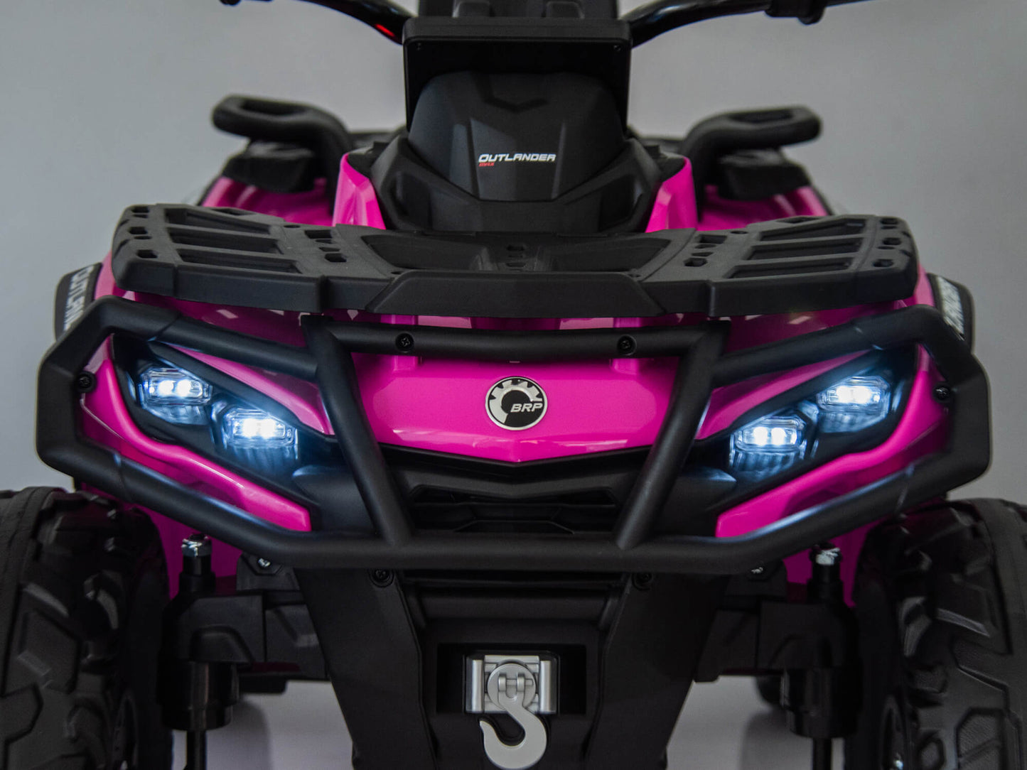 Can-Am Outlander 24V 4WD Kids Ride-On ATV Quad | Deep Pink