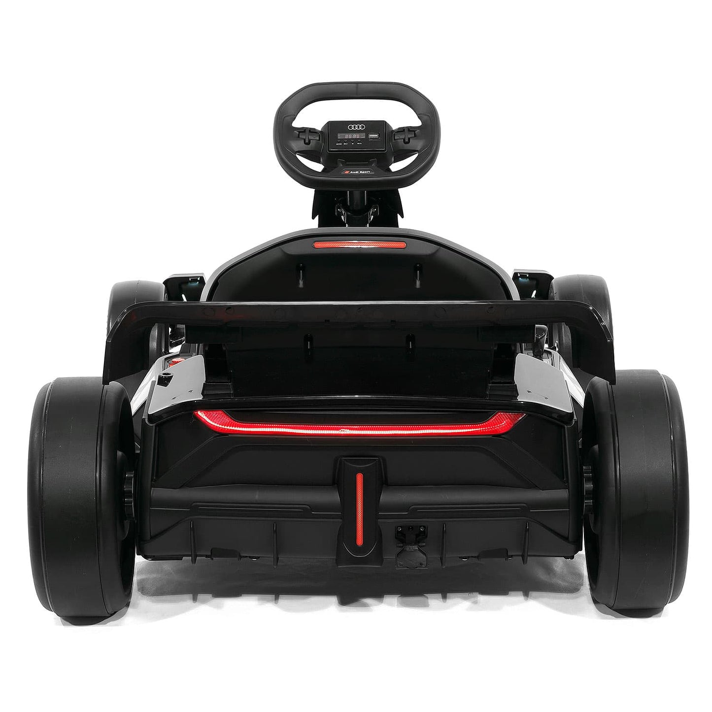 Audi Sport 24V Big Kids Drifting Ride-On Go Kart | Black
