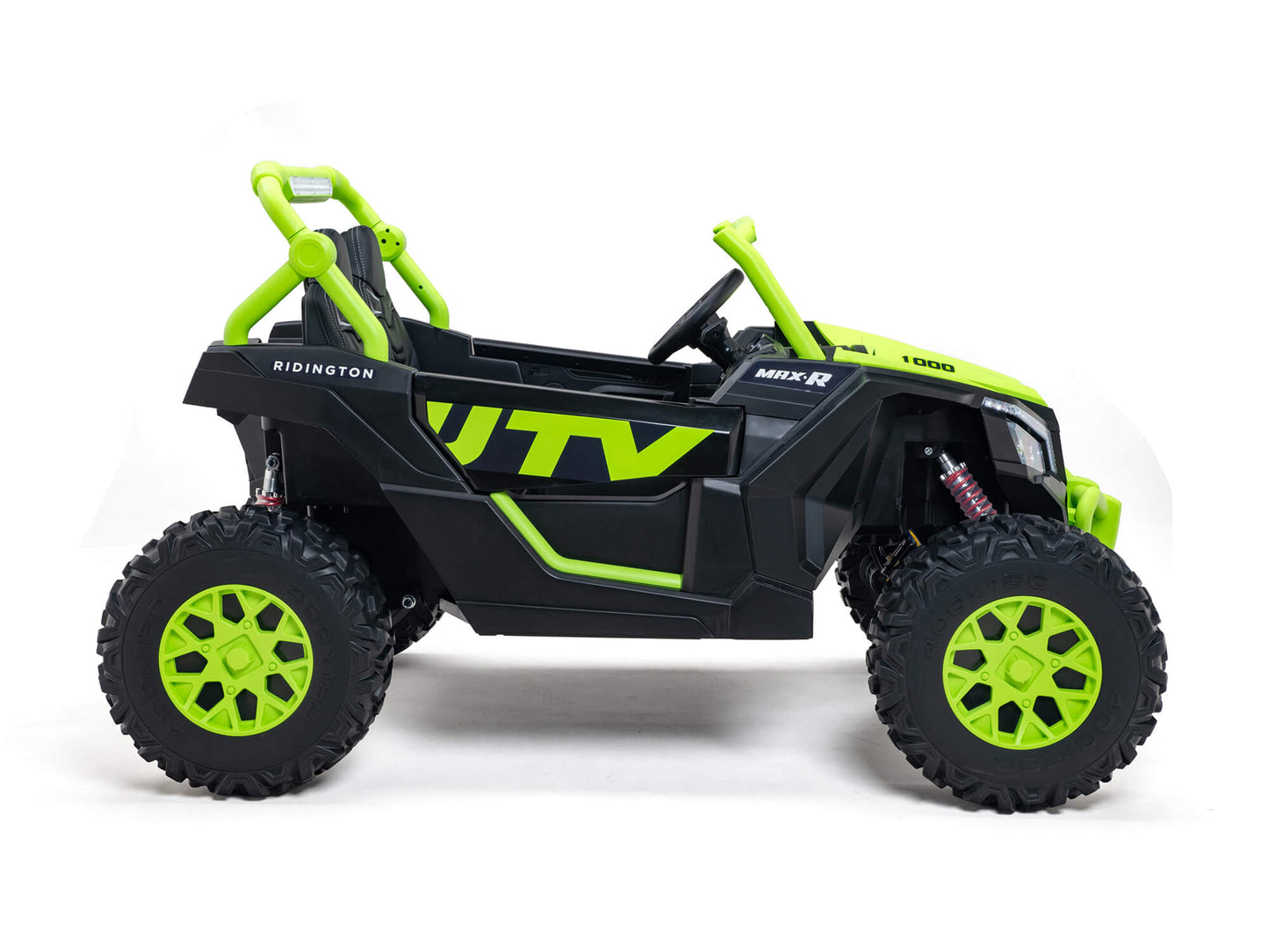 Ridington MAX-R 24V Kids Ride-On UTV Buggy with R/C Parental Remote | Green