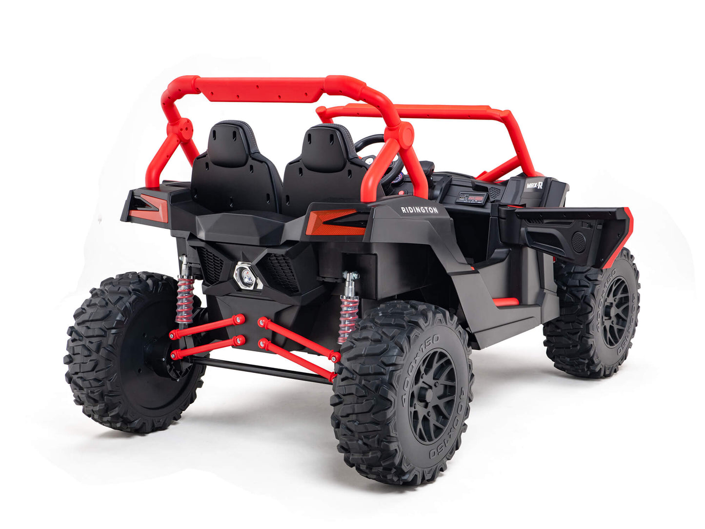 Ridington MAX-R 24V Kids Ride-On UTV Buggy with R/C Parental Remote | Red
