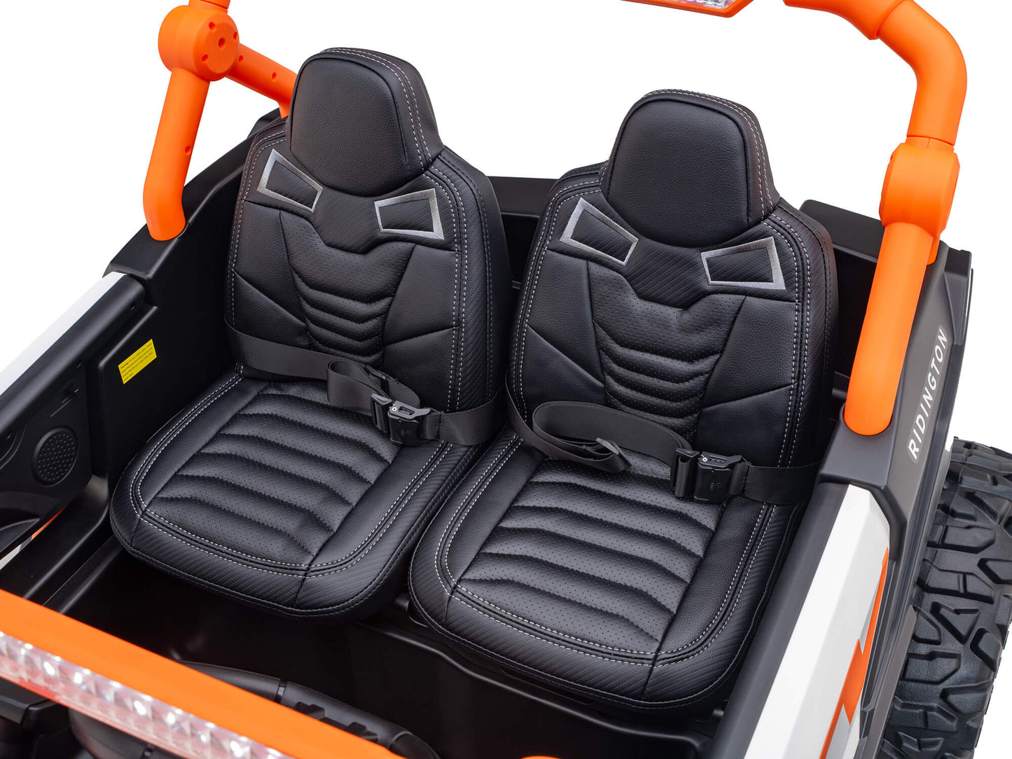 Ridington MAX-R 24V Kids Ride-On UTV Buggy with R/C Parental Remote | Orange
