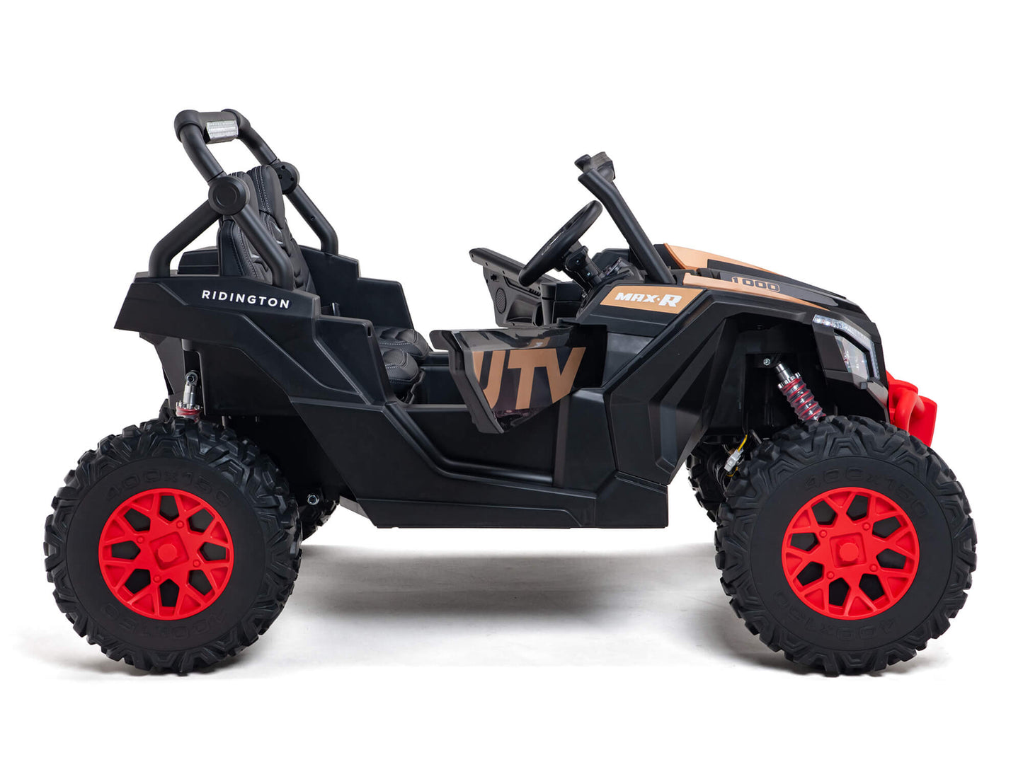 Ridington MAX-R 24V Kids Ride-On UTV Buggy with R/C Parental Remote | Black