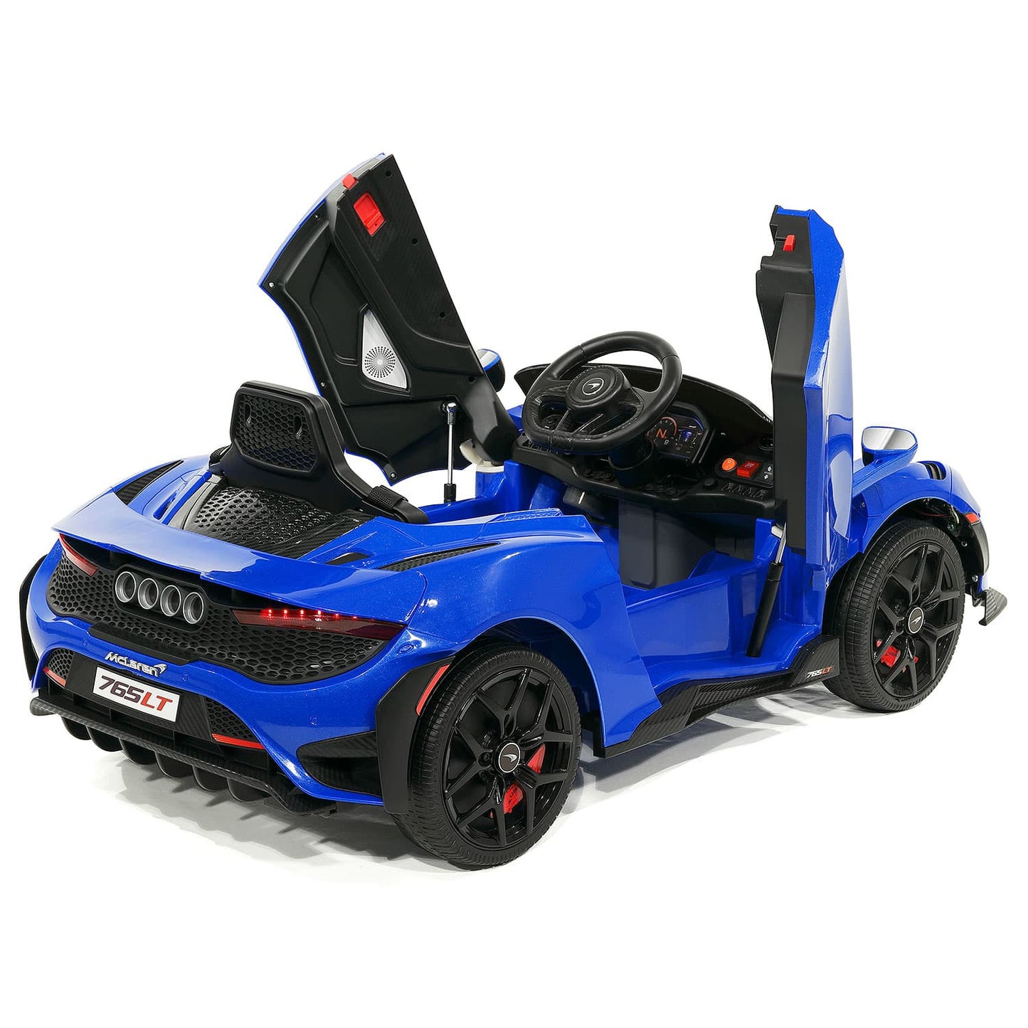 McLaren 765LT 12V Kids Ride-On Car with R/C Parental Remote | Blue