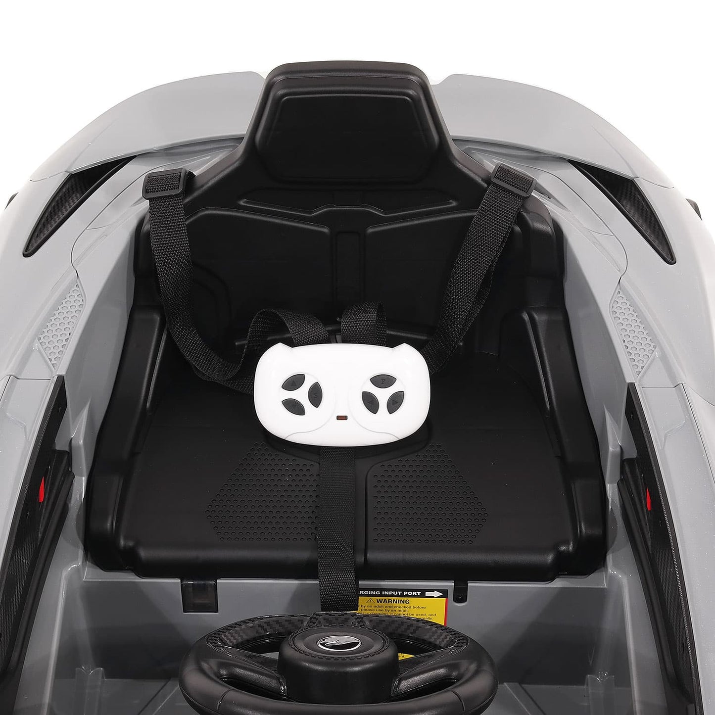 McLaren 765LT 12V Kids Ride-On Car with R/C Parental Remote | Gray