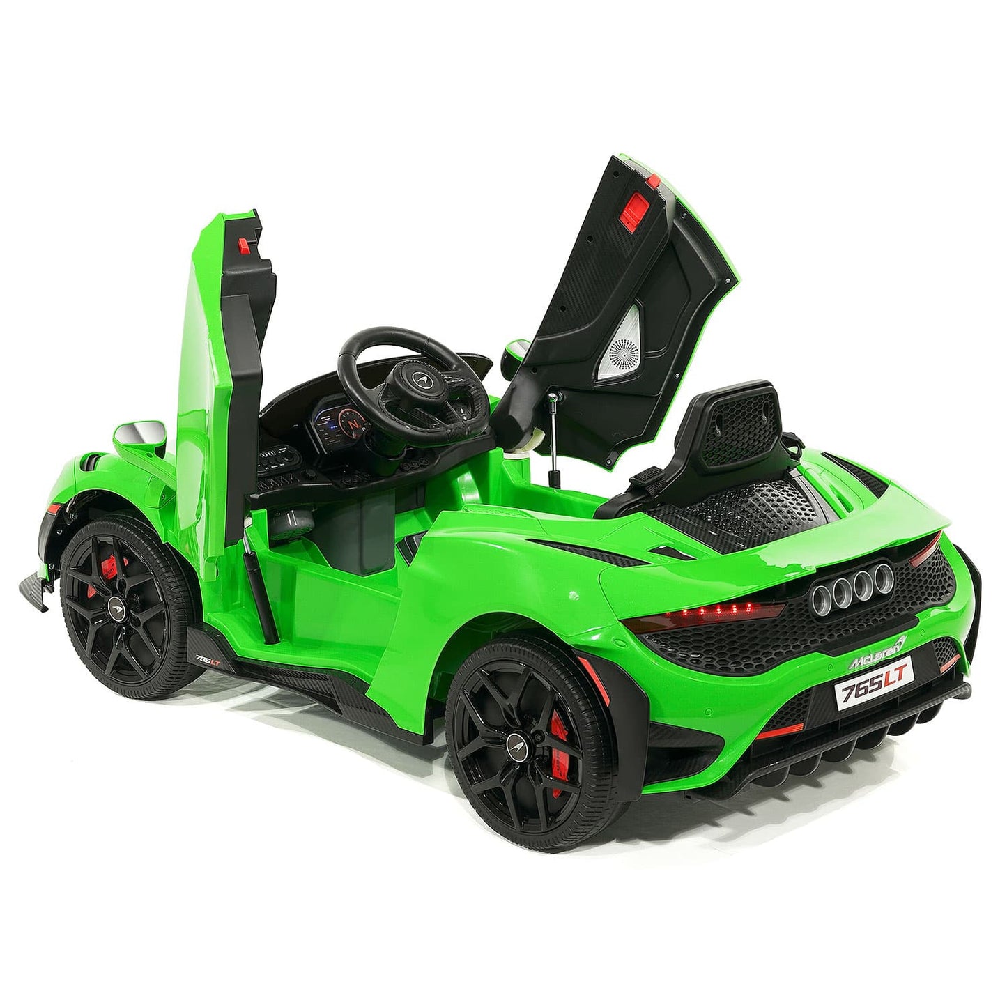 McLaren 765LT 12V Kids Ride-On Car with R/C Parental Remote | Green