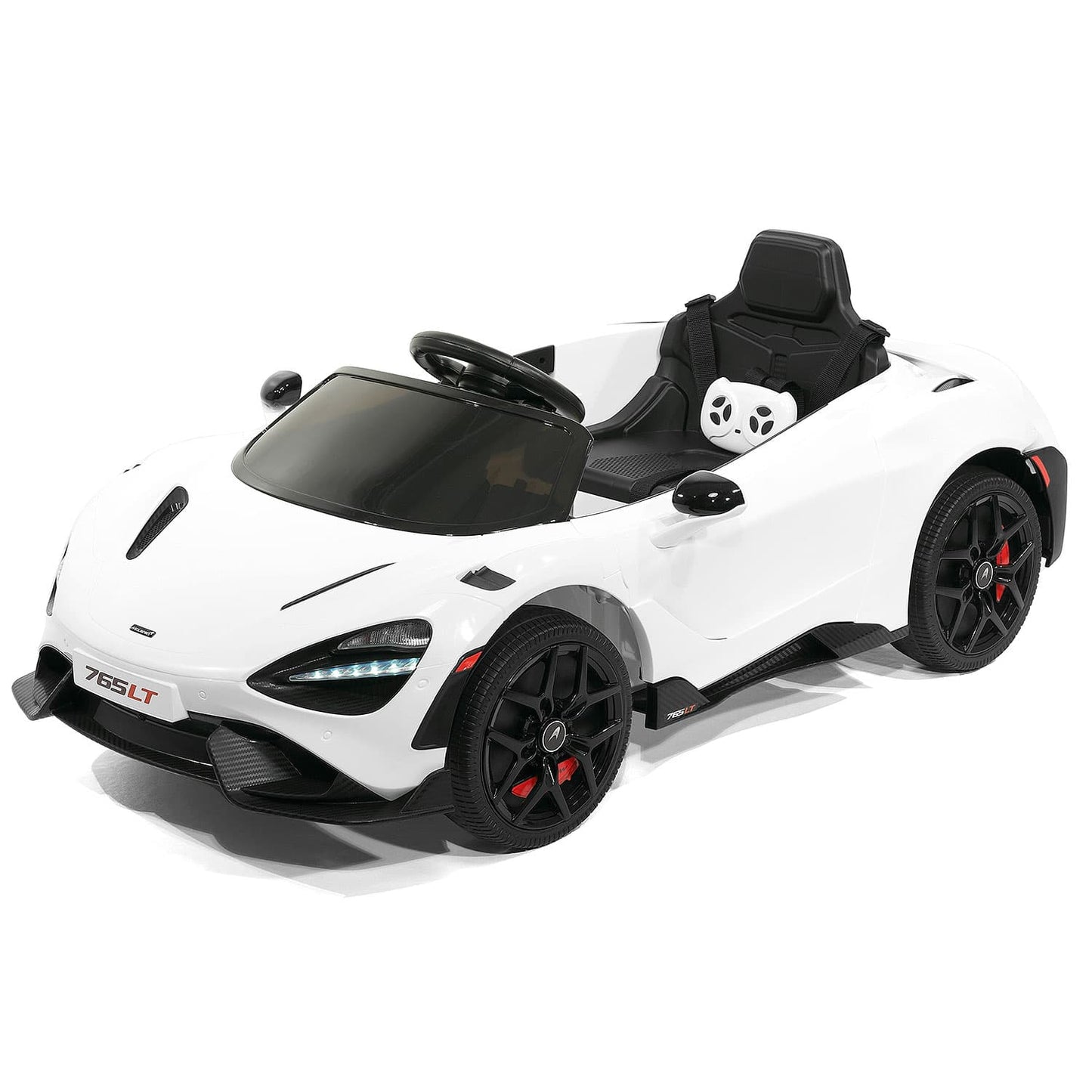 McLaren 765LT 12V Kids Ride-On Car with R/C Parental Remote | White
