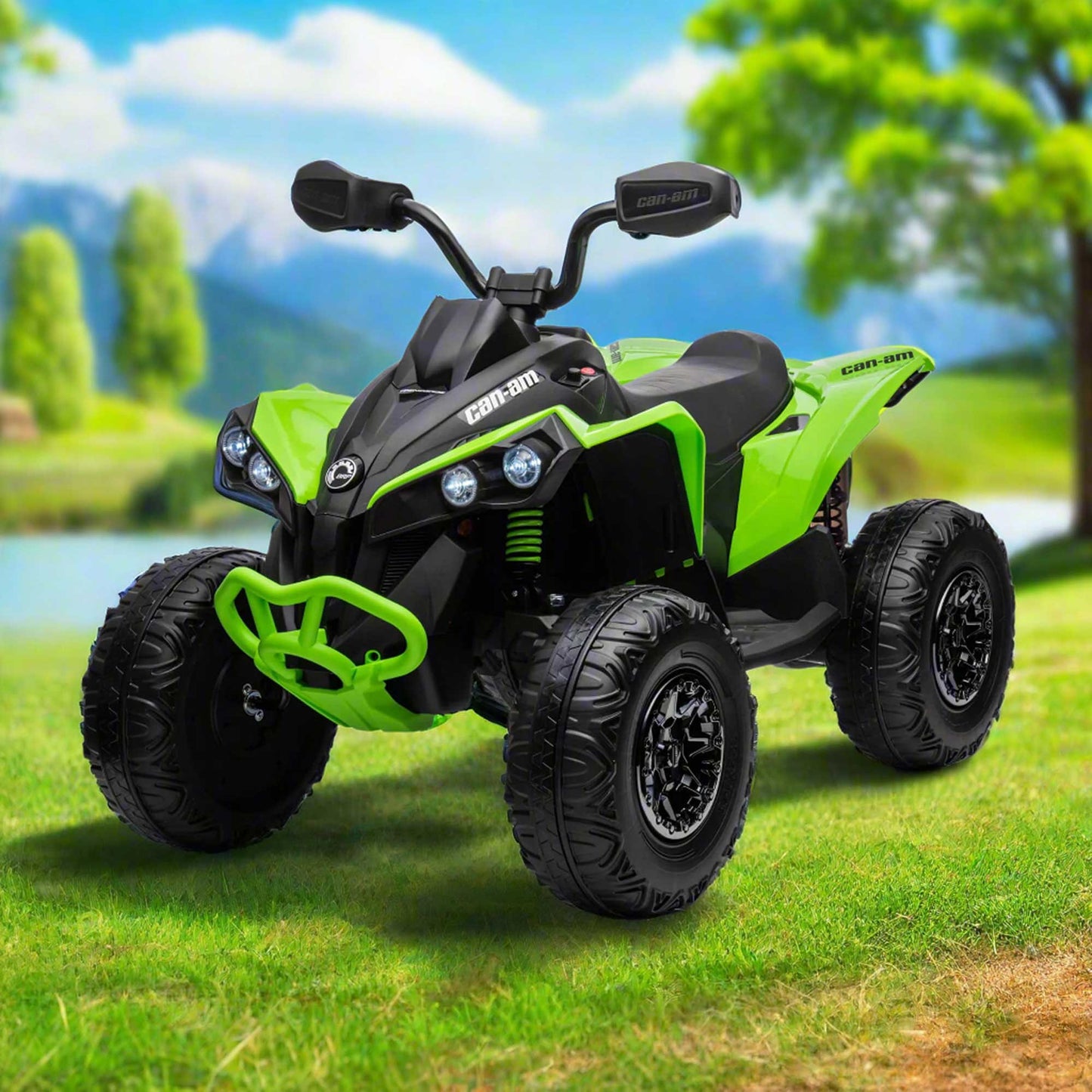 Can-Am Renegade 24V 4WD Kids Ride-On ATV Quad | Green