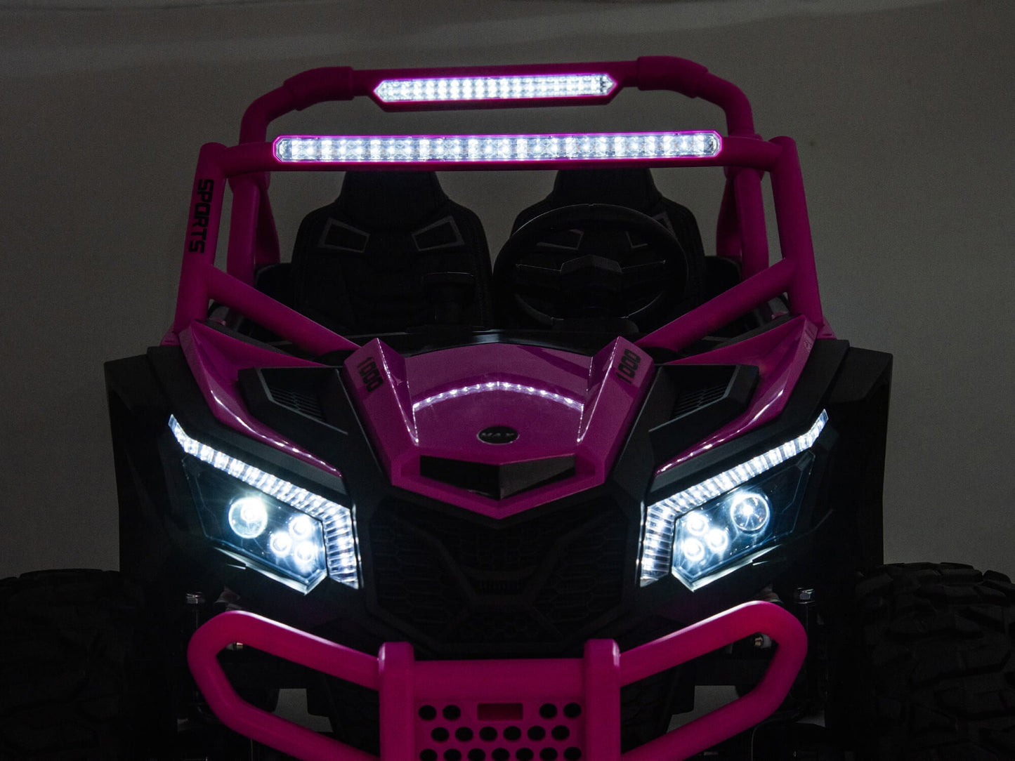Ridington MAX-R 24V Kids Ride-On UTV Buggy with R/C Parental Remote | Pink