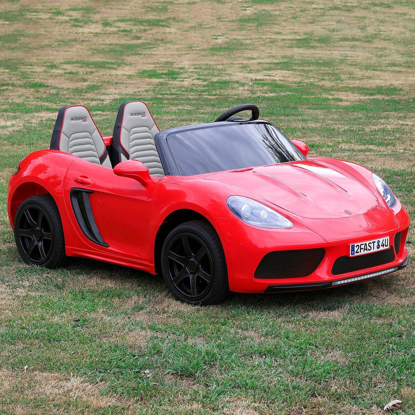 Roadster XXL Sport 24V Big Kids Ride-On Car | Red