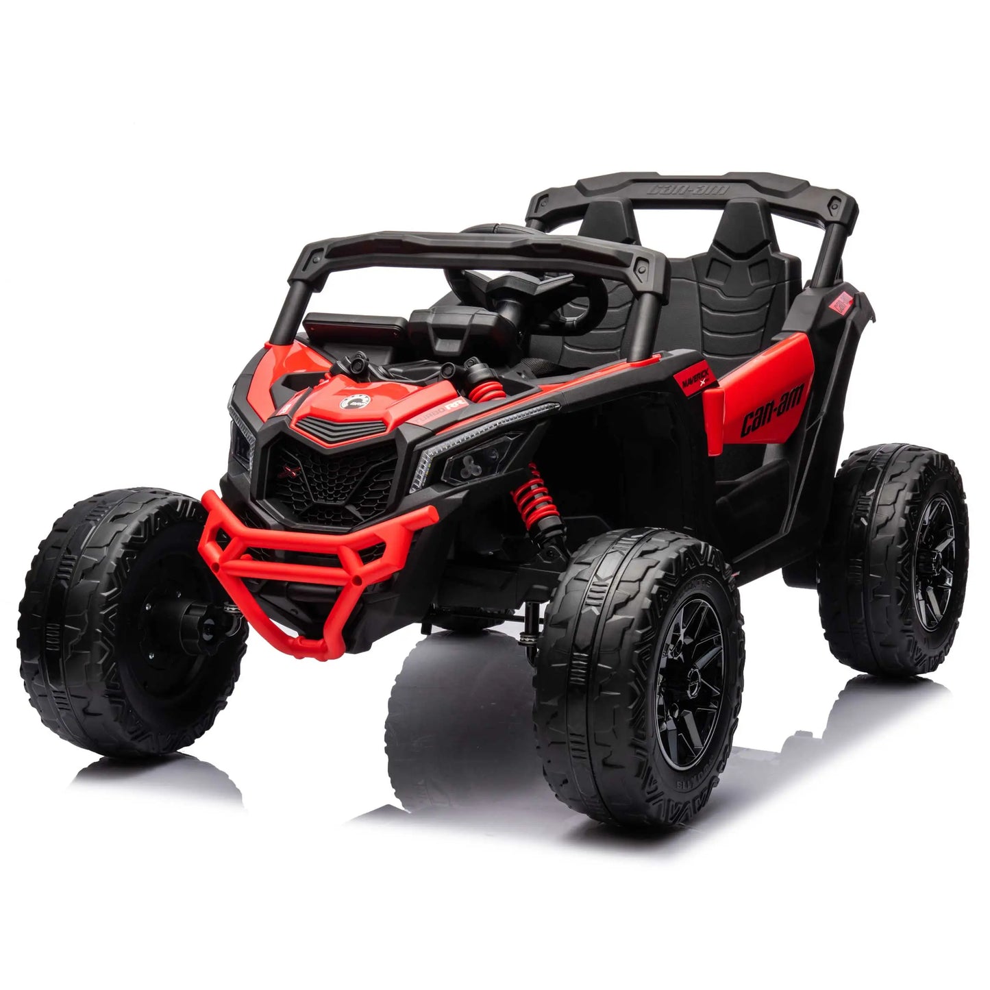 Can-Am Maverick Custom Edition 24V Kids Ride-On UTV Buggy Car | Red