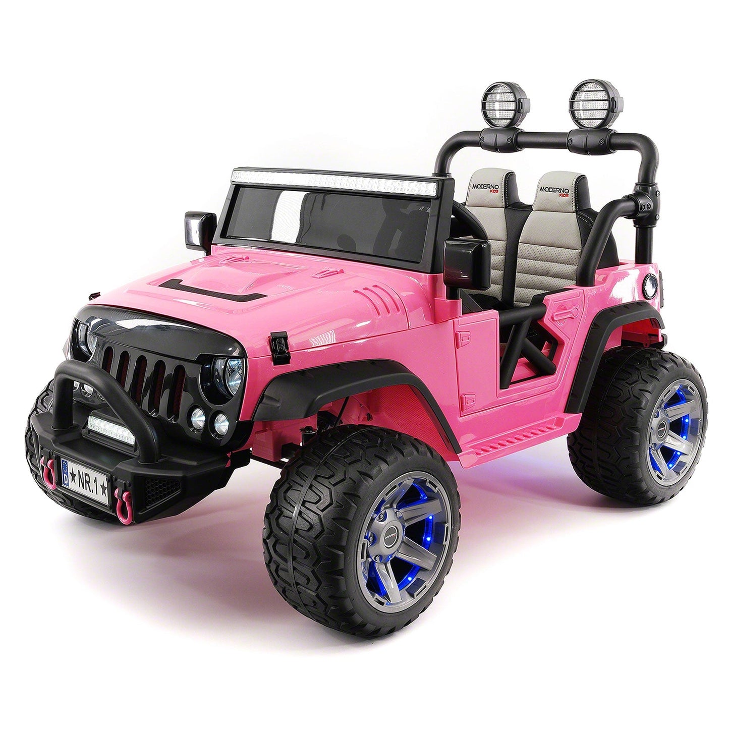 Trail Explorer 24V Kids Ride-On Car Truck with R/C Parental Remote | Pink