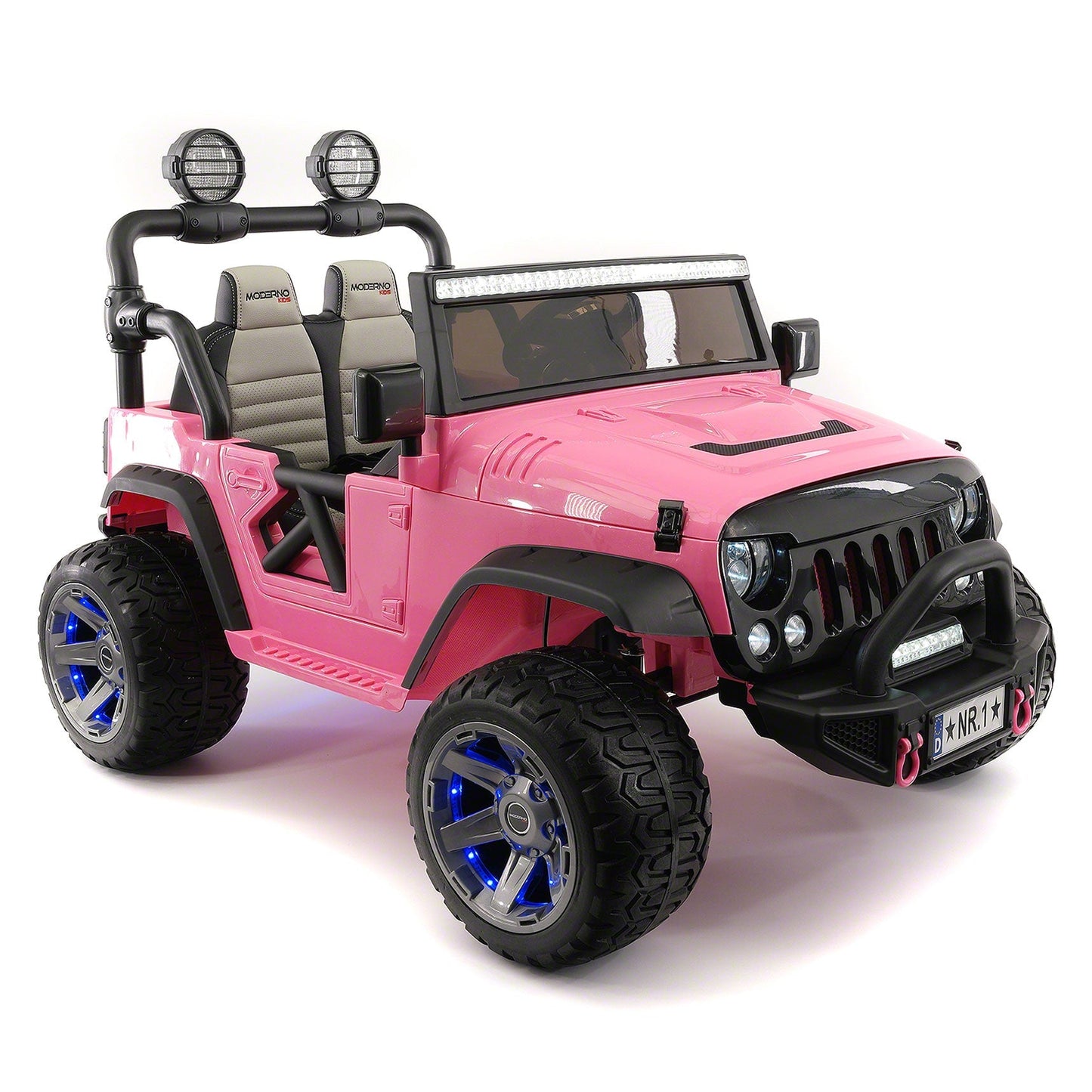 Trail Explorer 24V Kids Ride-On Car Truck with R/C Parental Remote | Pink