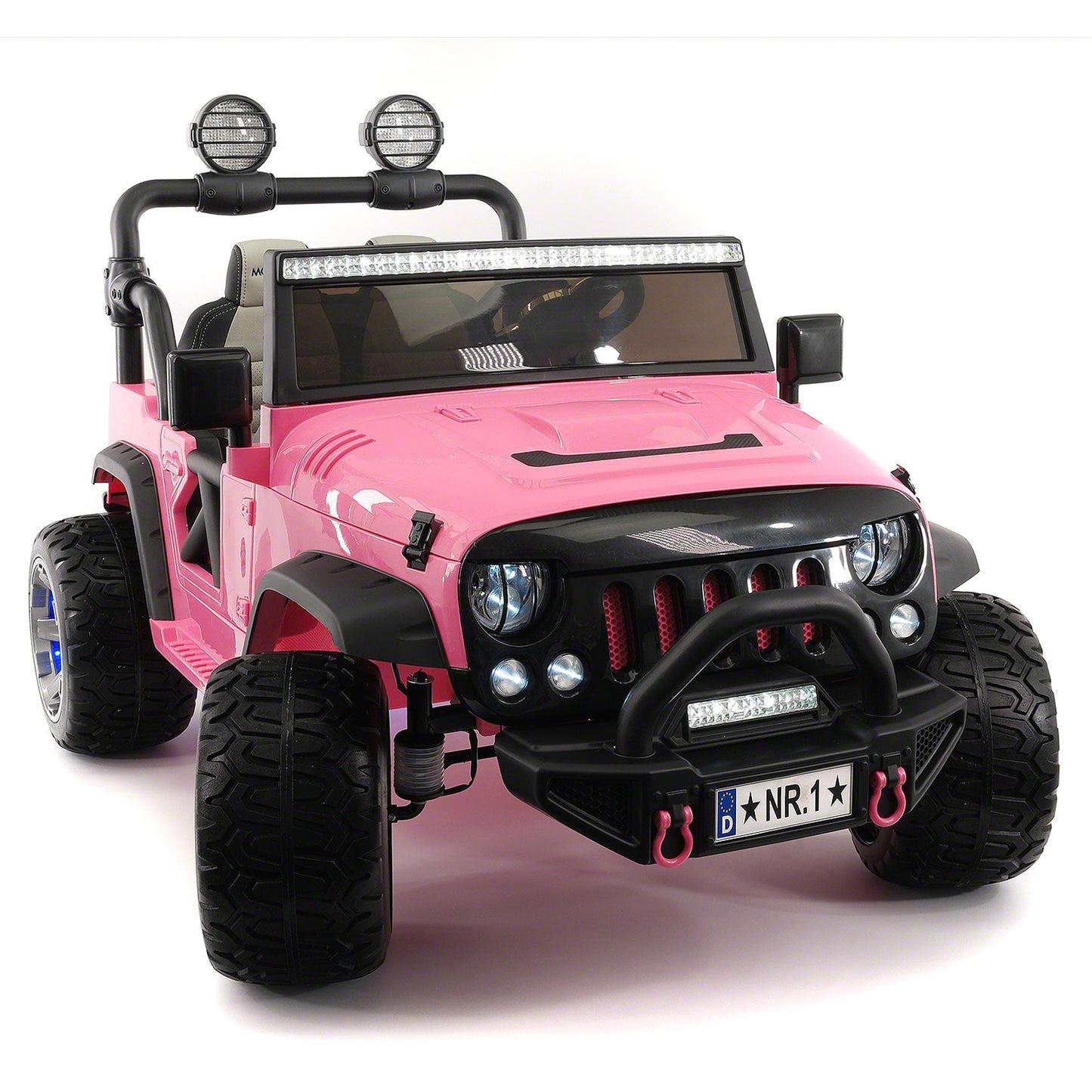 Trail Explorer 24V Kids Ride-On Car Truck with R/C Parental Remote | Pink