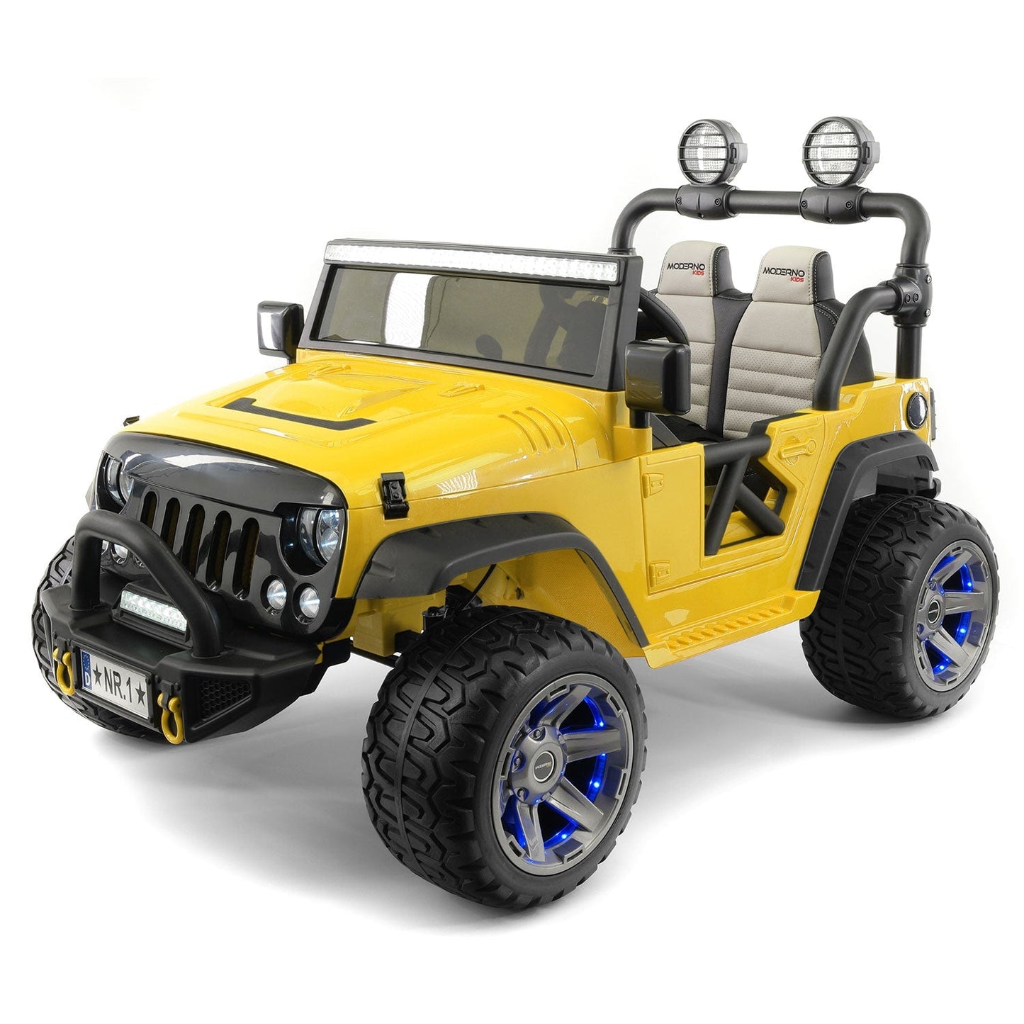Trail Explorer 24V Kids Ride-On Car Truck with R/C Parental Remote | Yellow