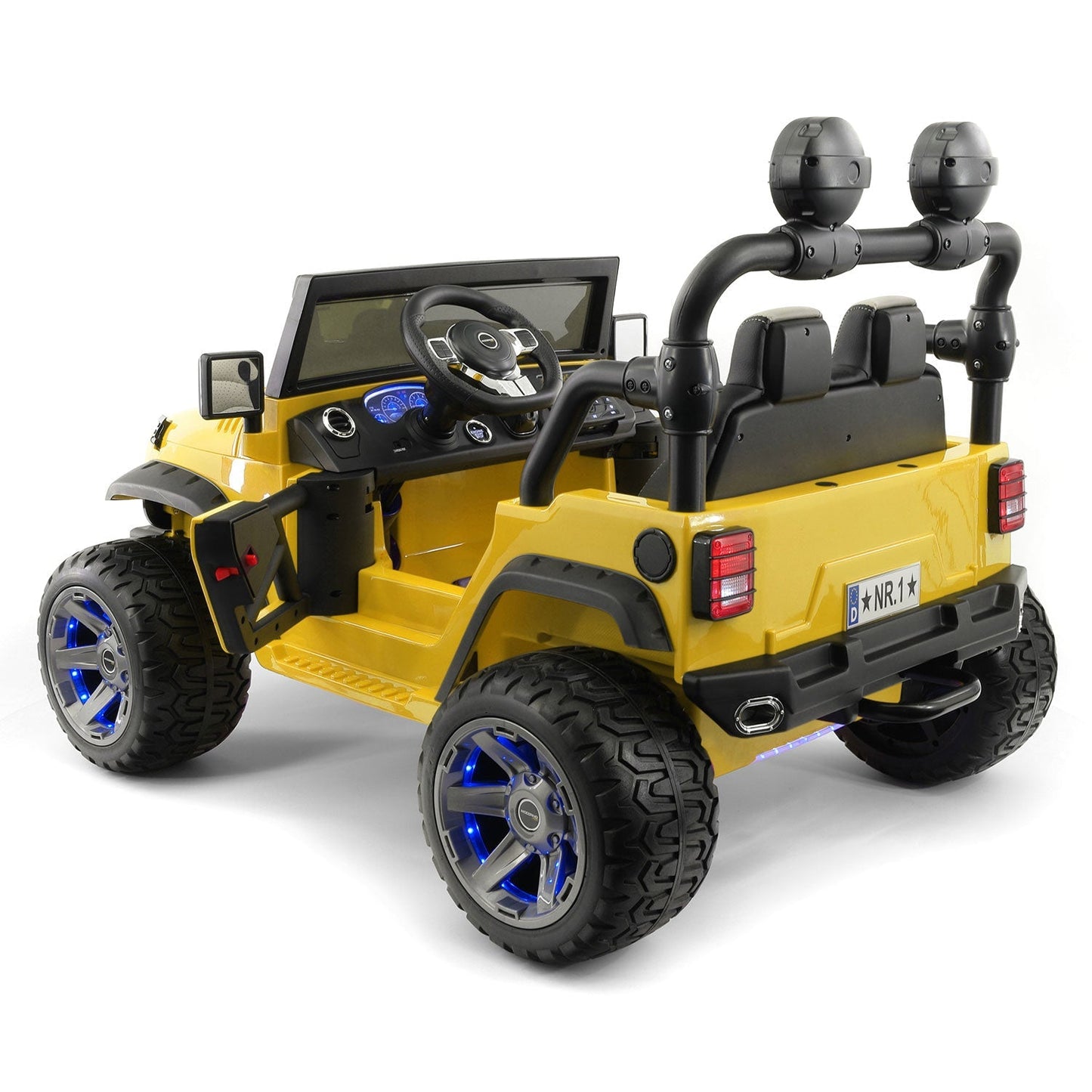 Trail Explorer 24V Kids Ride-On Car Truck with R/C Parental Remote | Yellow
