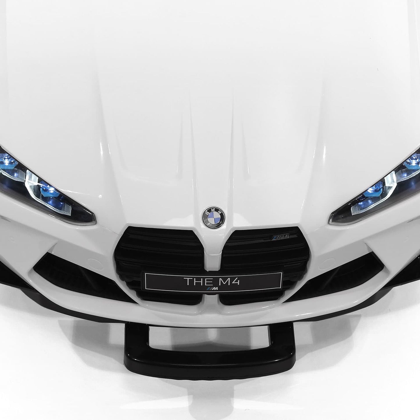 BMW M4 12V Kids Ride-On Car with R/C Parental Remote | White