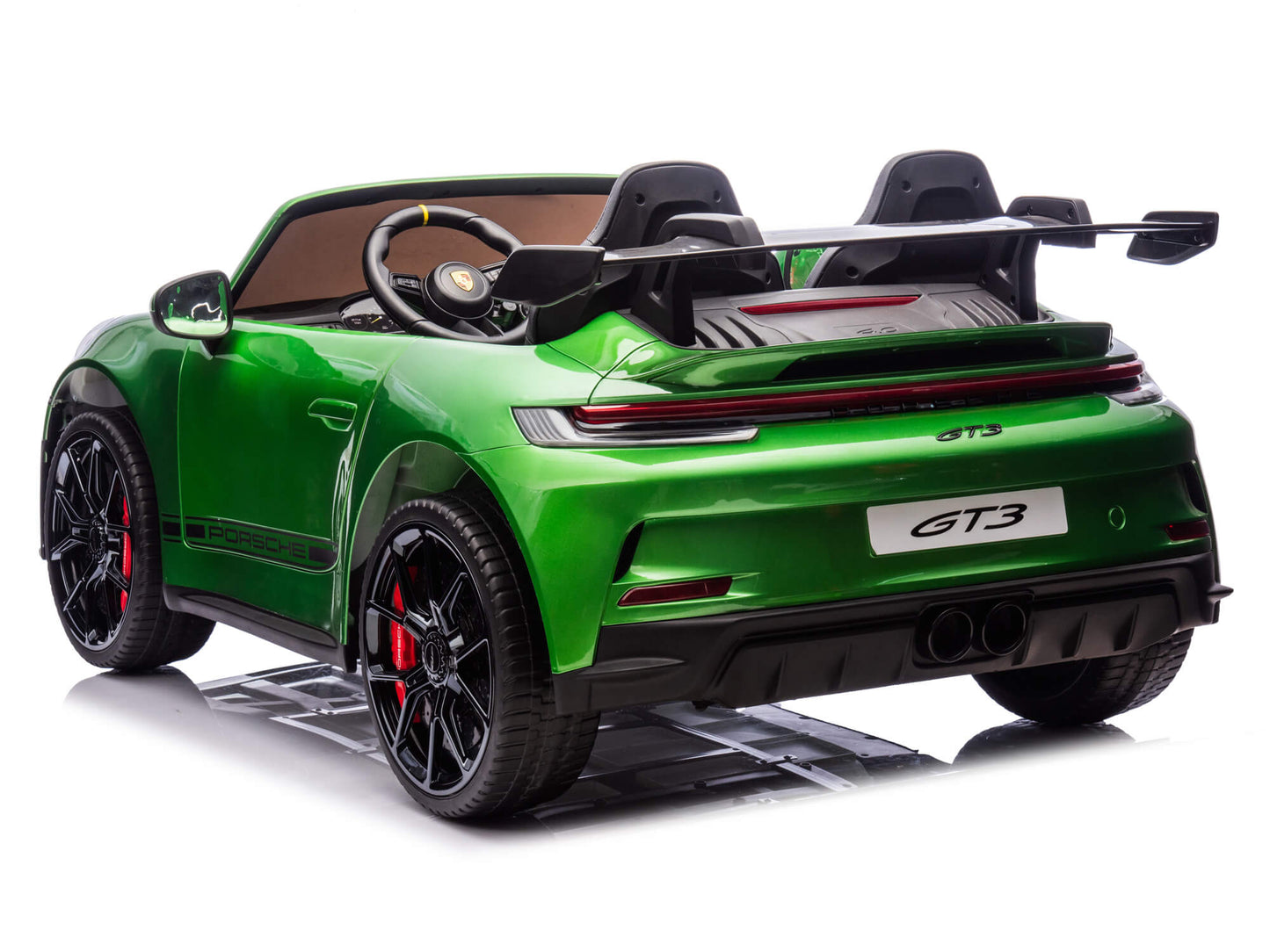 Porsche 911 GT3 24V Kids 2 (Two) Seater Ride On Car | Green