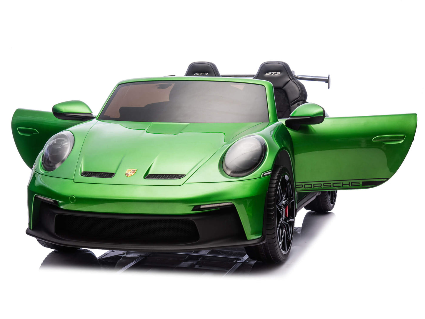 Porsche 911 GT3 24V Kids 2 (Two) Seater Ride On Car | Green