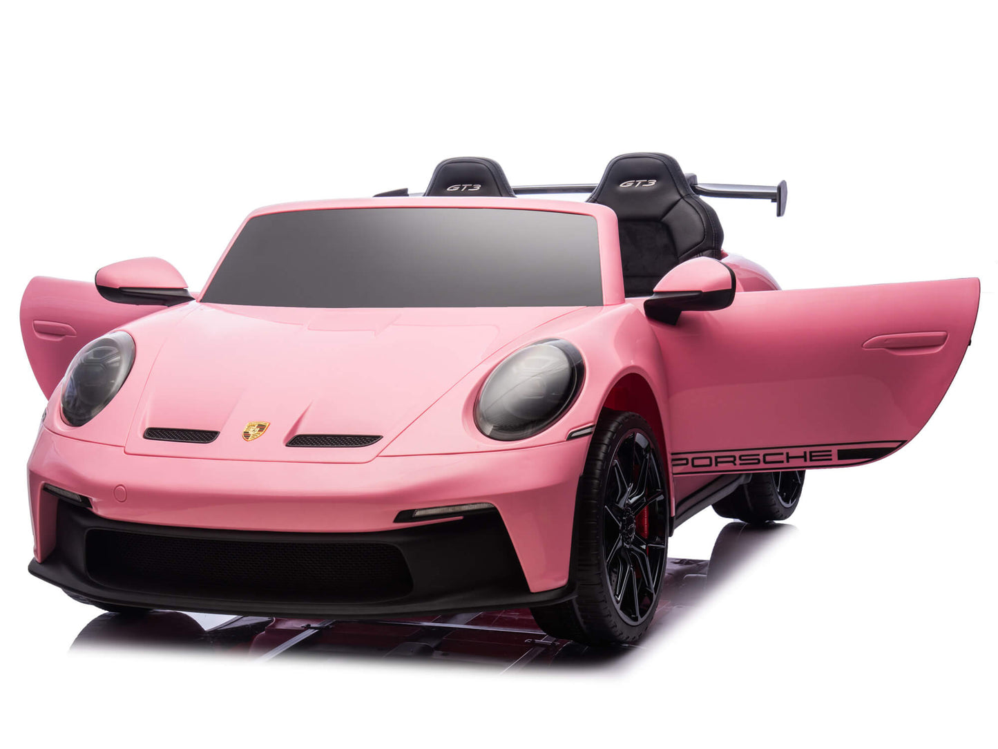 Porsche 911 GT3 24V Kids 2 (Two) Seater Ride On Car | Pink