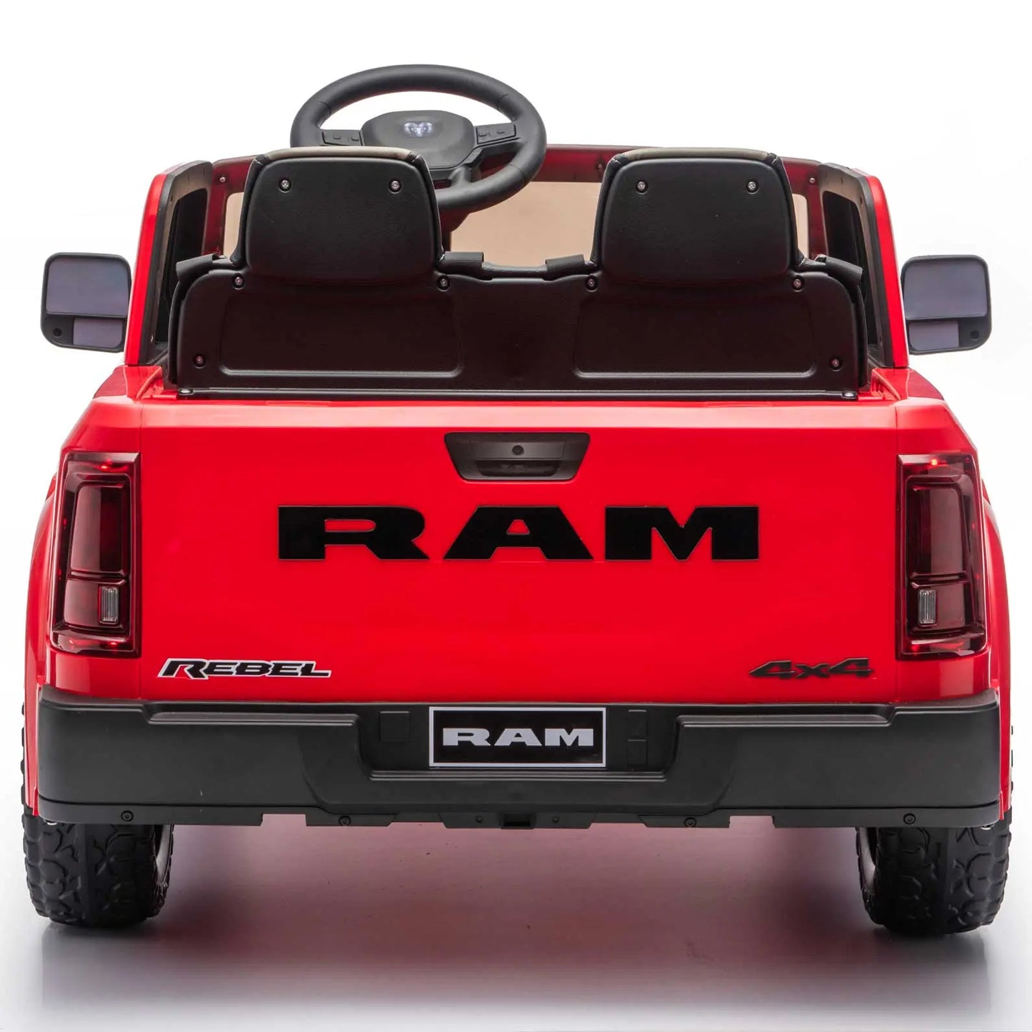 Dodge Ram 2500 Rebel 24V Kids Ride-On Car Truck with R/C Parental Remote | Red
