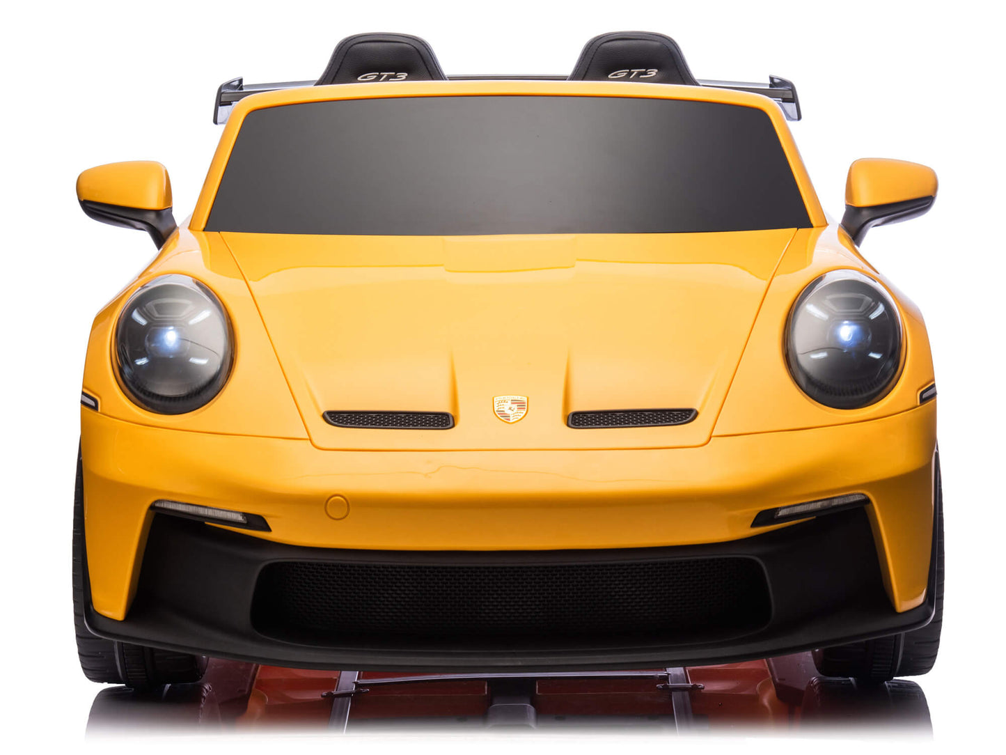 Porsche 911 GT3 24V Kids 2 (Two) Seater Ride On Car | Yellow