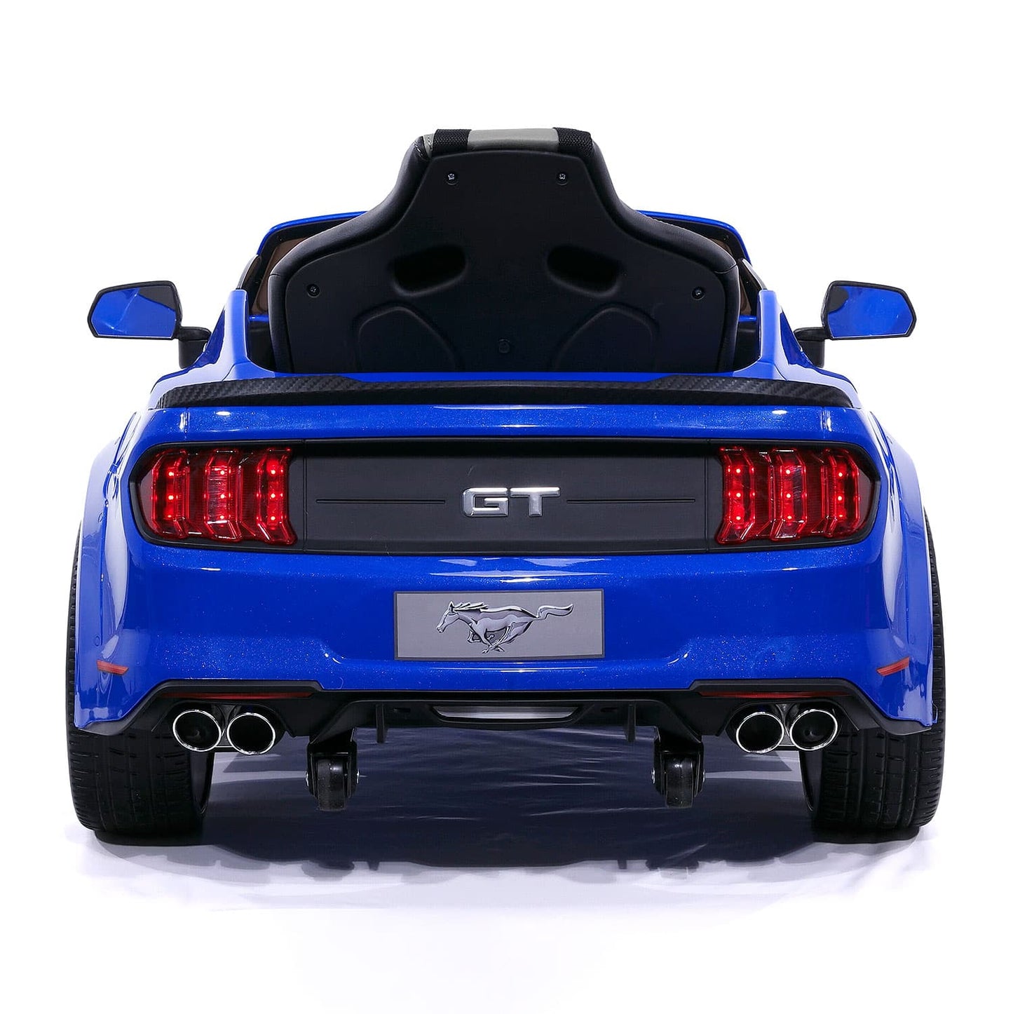 Ford Mustang GT Custom Edition 24V Kids Ride-On Car with R/C Parental Remote | Blue