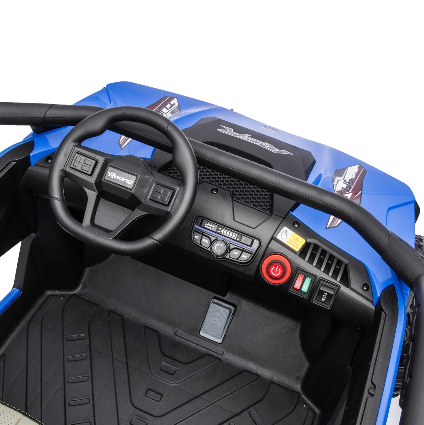Trail Runner 24V 4WD Kids Ride-On UTV with R/C Parental Remote | Blue
