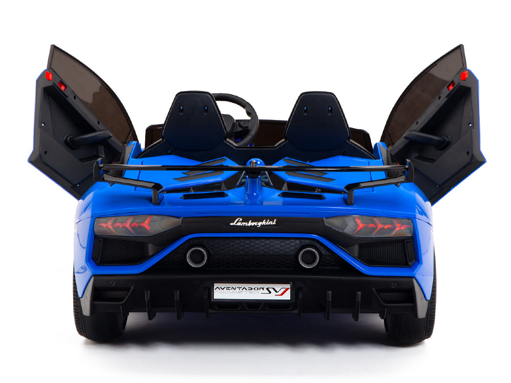 Lamborghini Aventador SVJ Drift Edition 24V Kids Ride-On Car with R/C Parental Remote | Blue