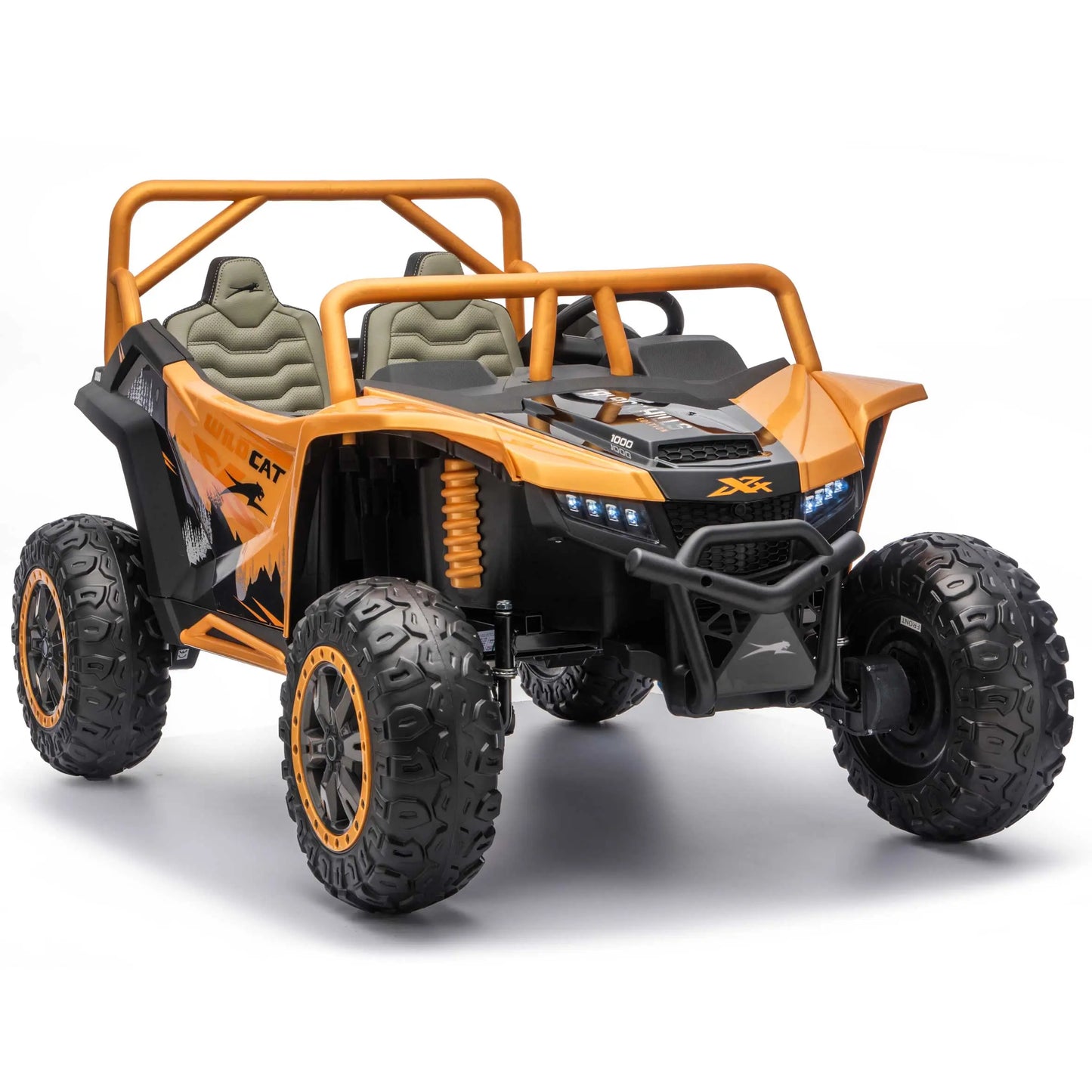 Arctic Cat XL 24V 4WD Kids Ride-On UTV with R/C Parental Remote | Honey Gold