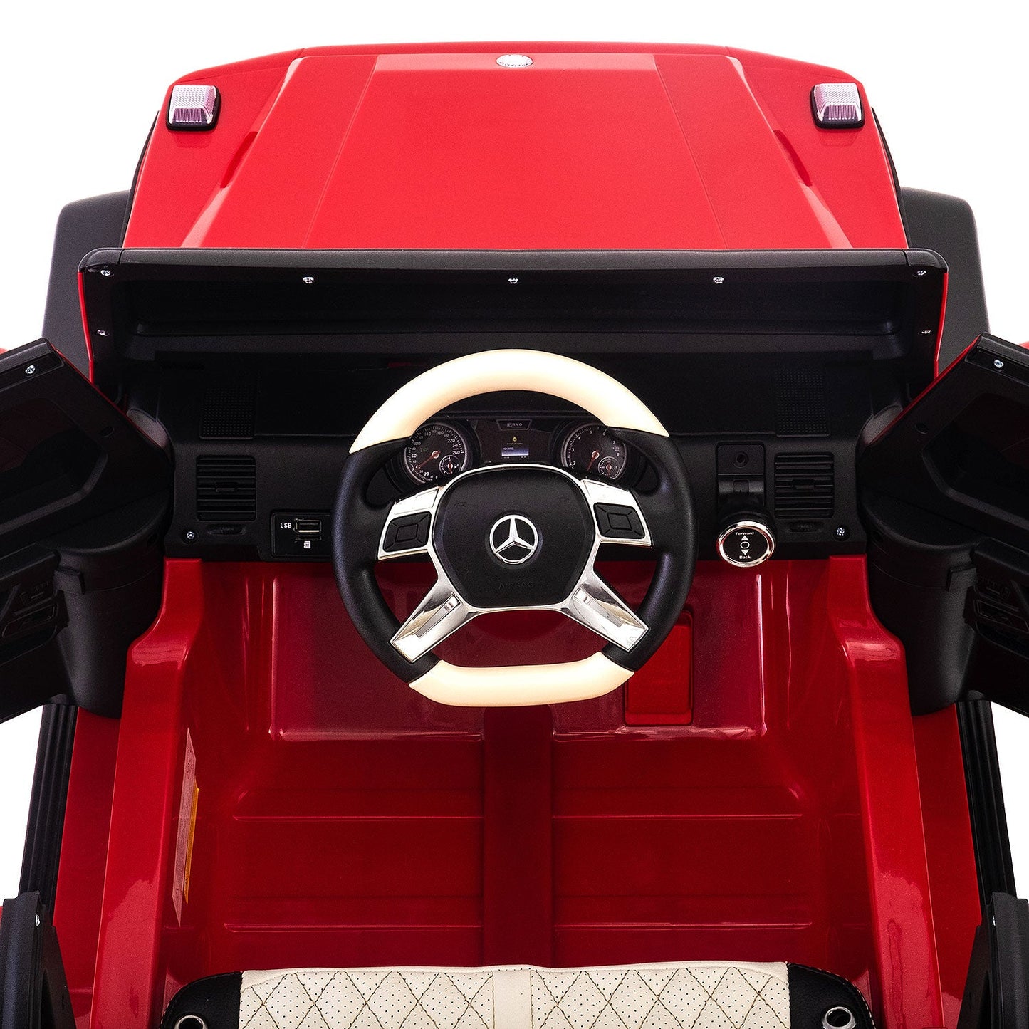 Mercedes Maybach G650 12V Kids Ride-On Car with Parental Remote | Cherry Red